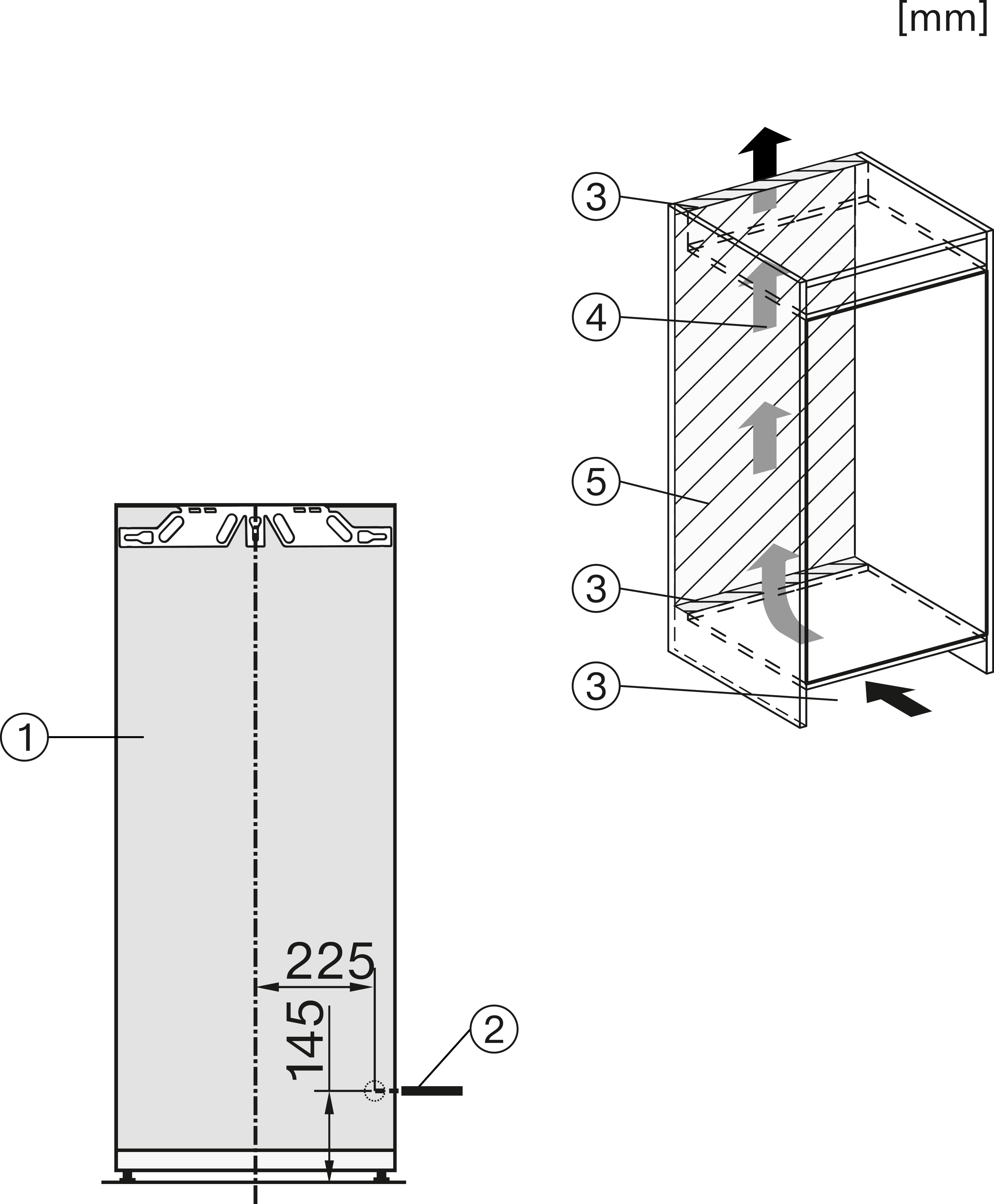 Miele K 7448 C Einbau-Kühl-Gefrierkombination