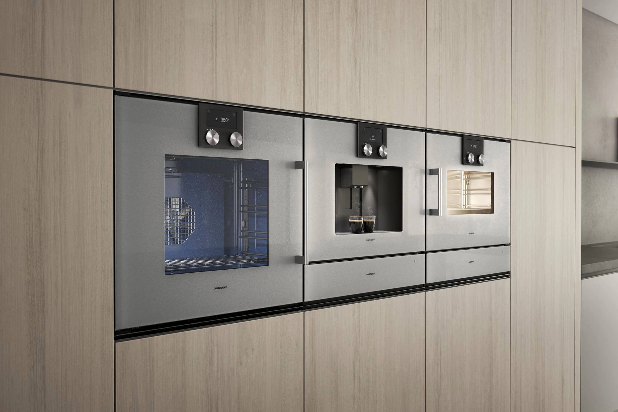 Gaggenau BSP270111 Einbau-Dampfbackofen Metallic