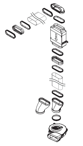 Bora UESDFSL Ecotube Set Flach