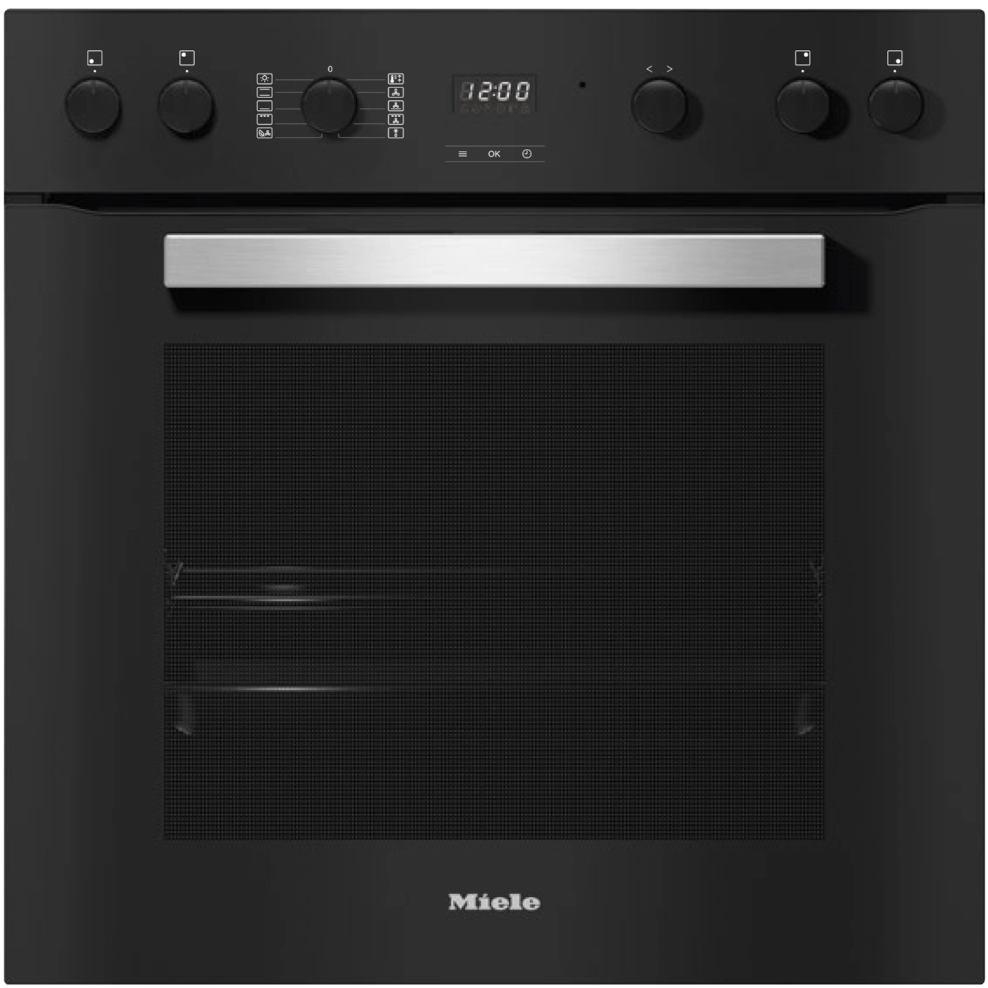 Miele H 2455 E Active Einbau-Herd Obsidianschwarz