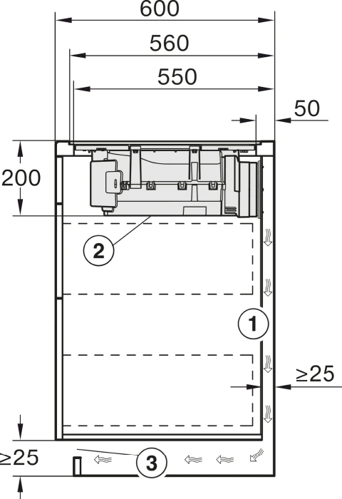 Miele KMDA 7272 FL-U Silence Induktionskochfeld mit integriertem Wrasenabzug Schwarz