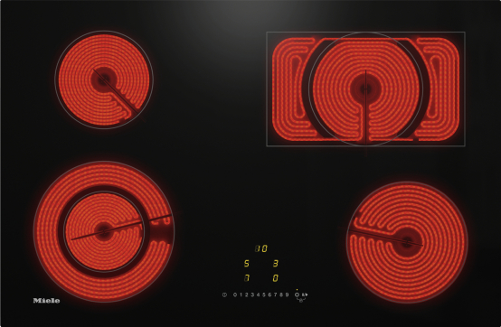 Miele KM 6523 FL Herdunabhängiges Elektrokochfeld 
