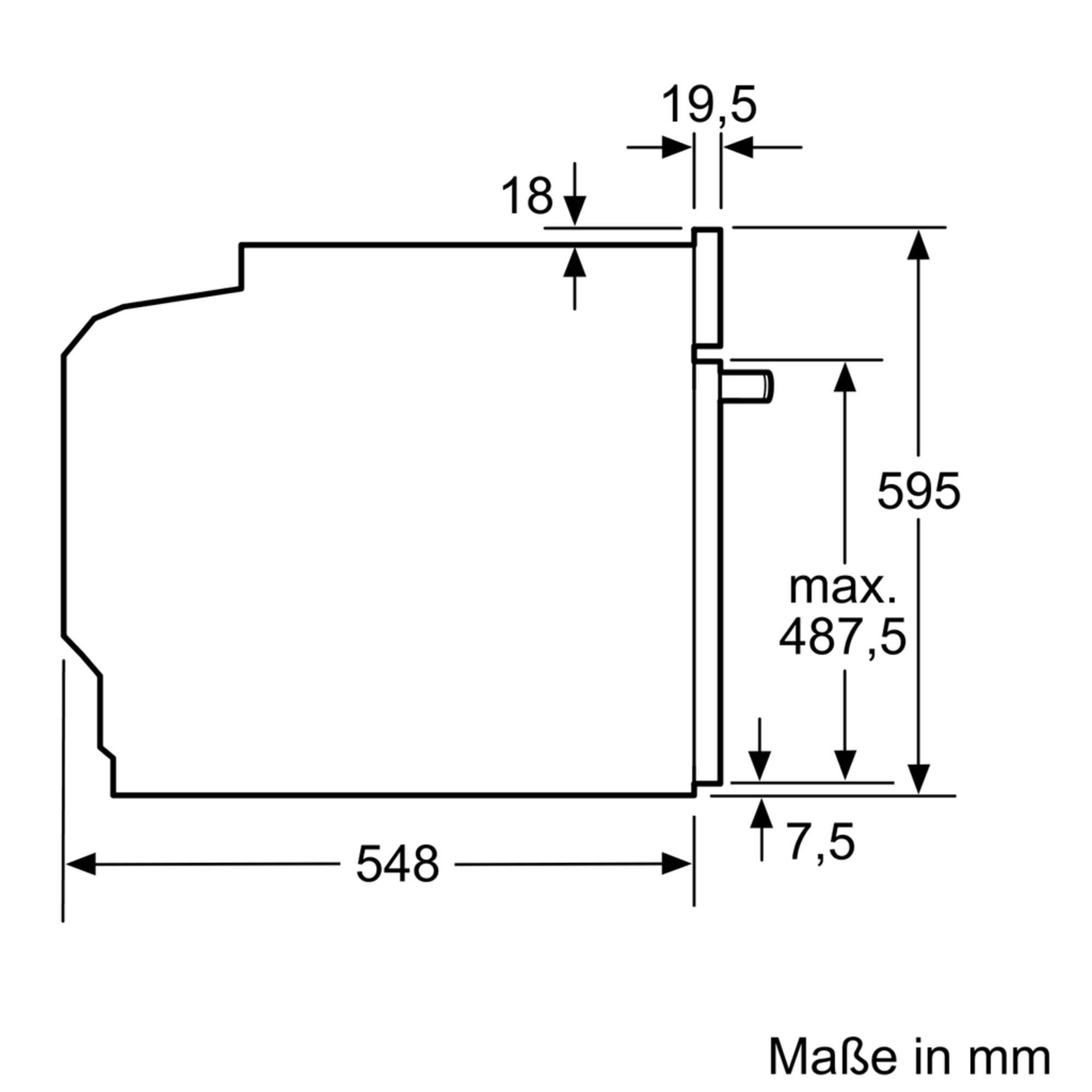 Siemens HB836GVB6 Einbau-Backofen Schwarz