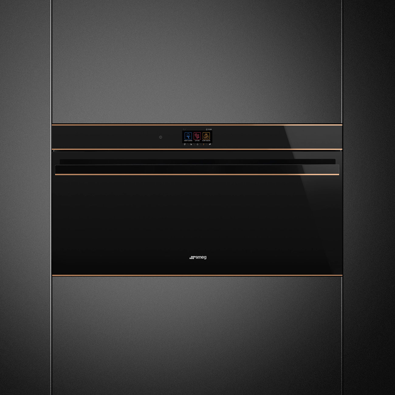 Smeg SFPR9604TNR Einbau-Backofen Schwarz