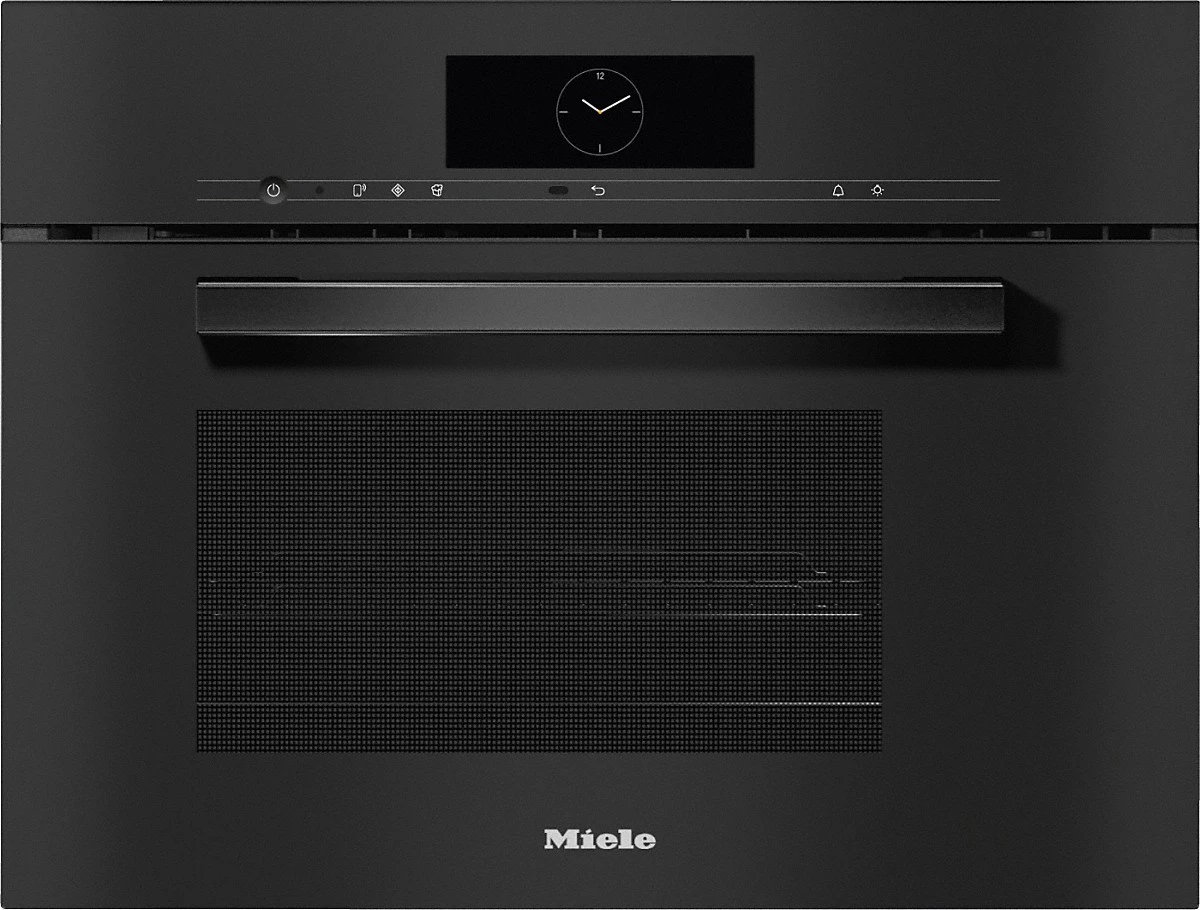 Miele DGM 7845 Dampfgarer mit Mikrowelle Obsidianschwarz