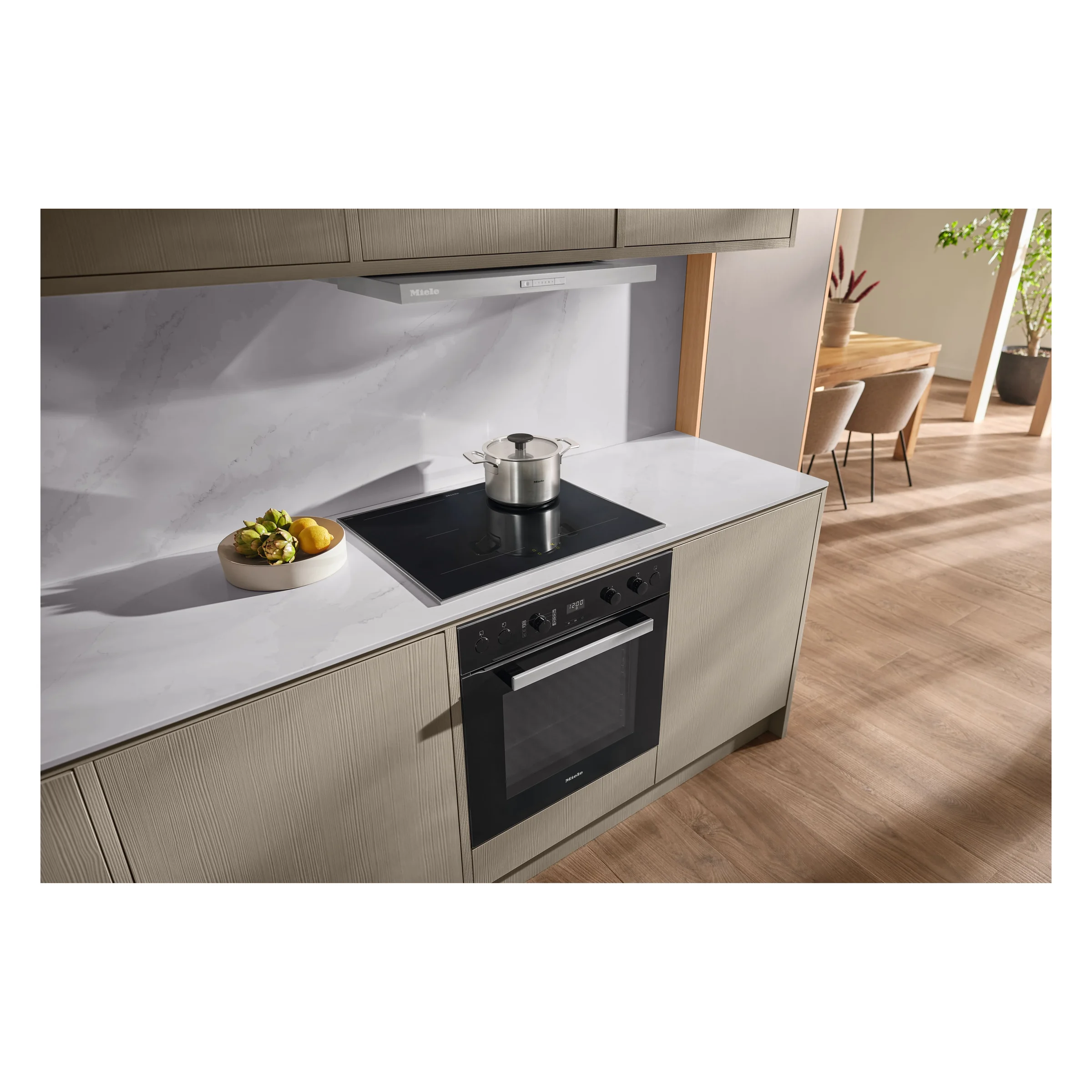 Miele KM 8560 FR Herdunabhängiges Induktionskochfeld Edelstahl