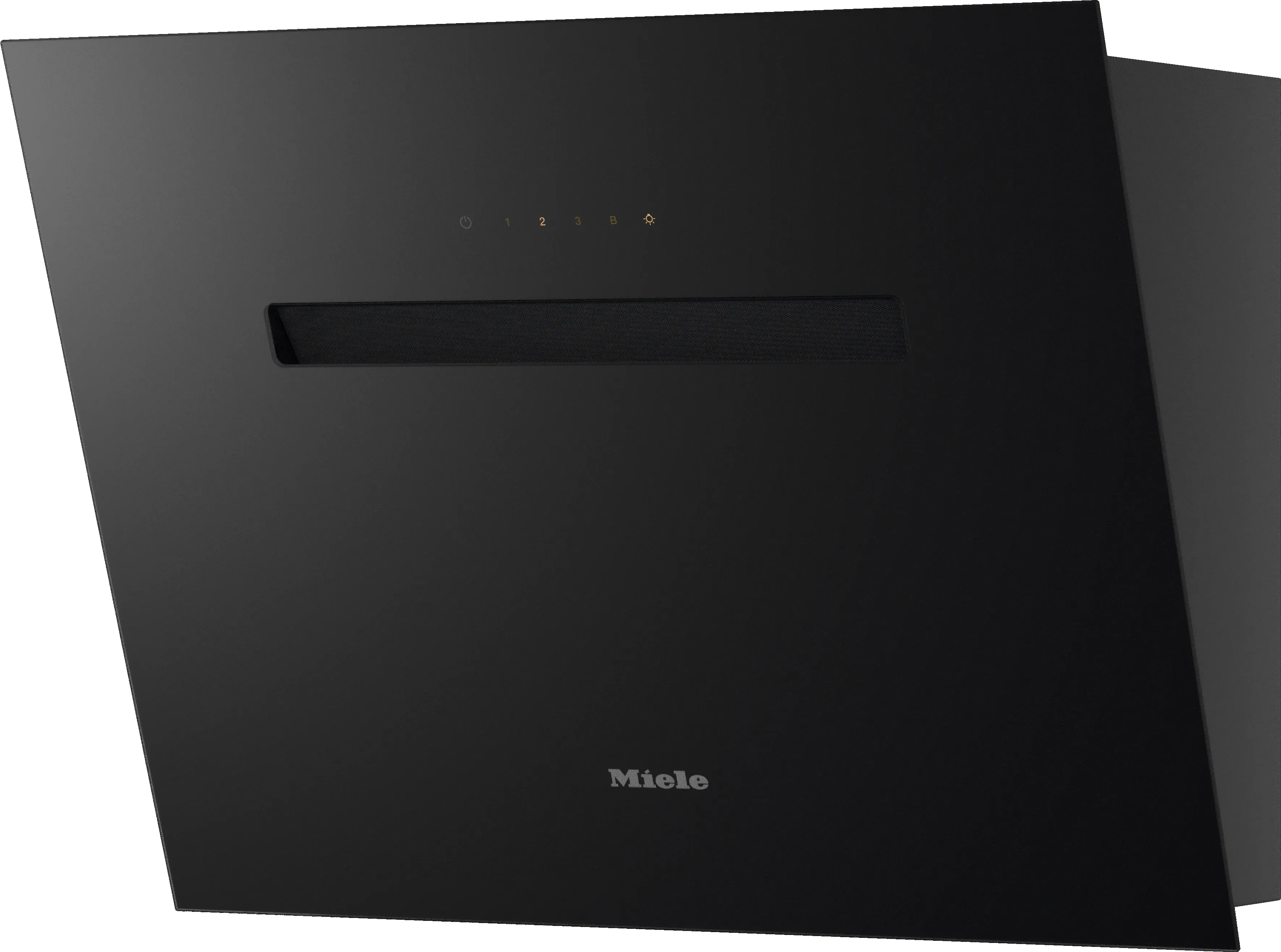 Miele DAH 1650 Active Wand-Dunstabzugshaube Obsidianschwarz