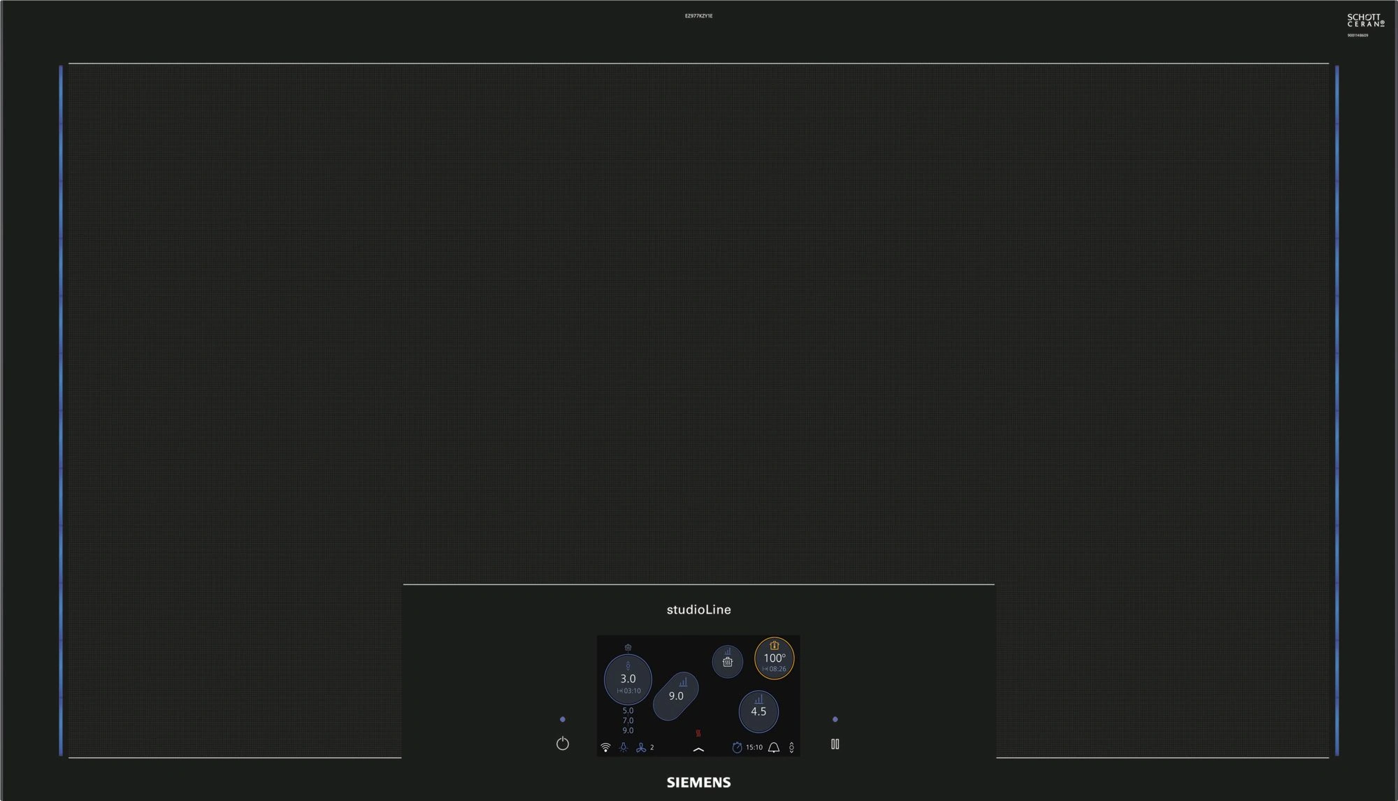 Siemens studioLine EZ977KZY1E Einbau-Induktionskochfeld Schwarz