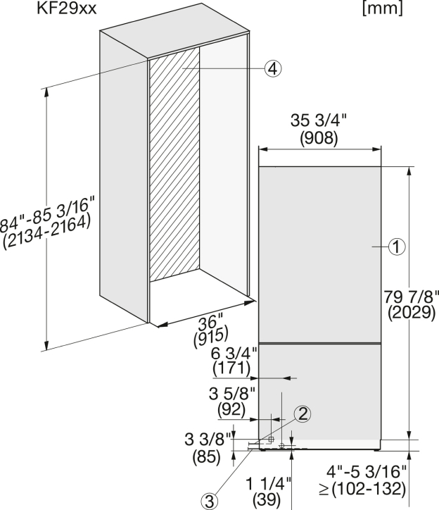 Miele KF 2982 Vi MasterCool Kühl-Gefrierkombination 