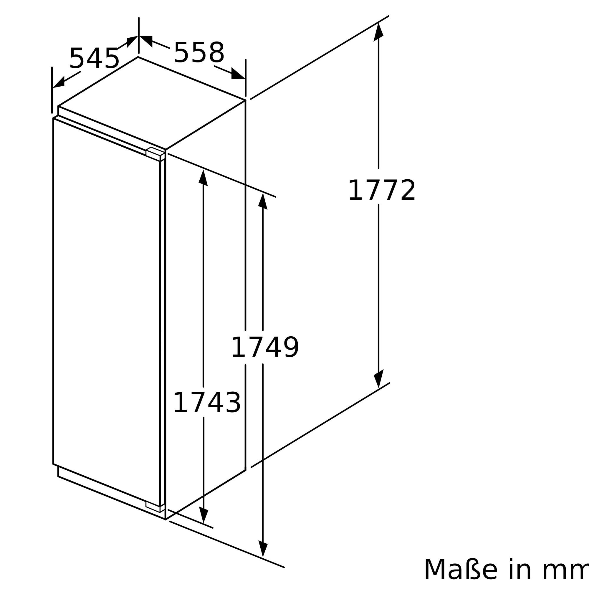 Siemens KI81FHDD0 Einbau-Kühlschrank 