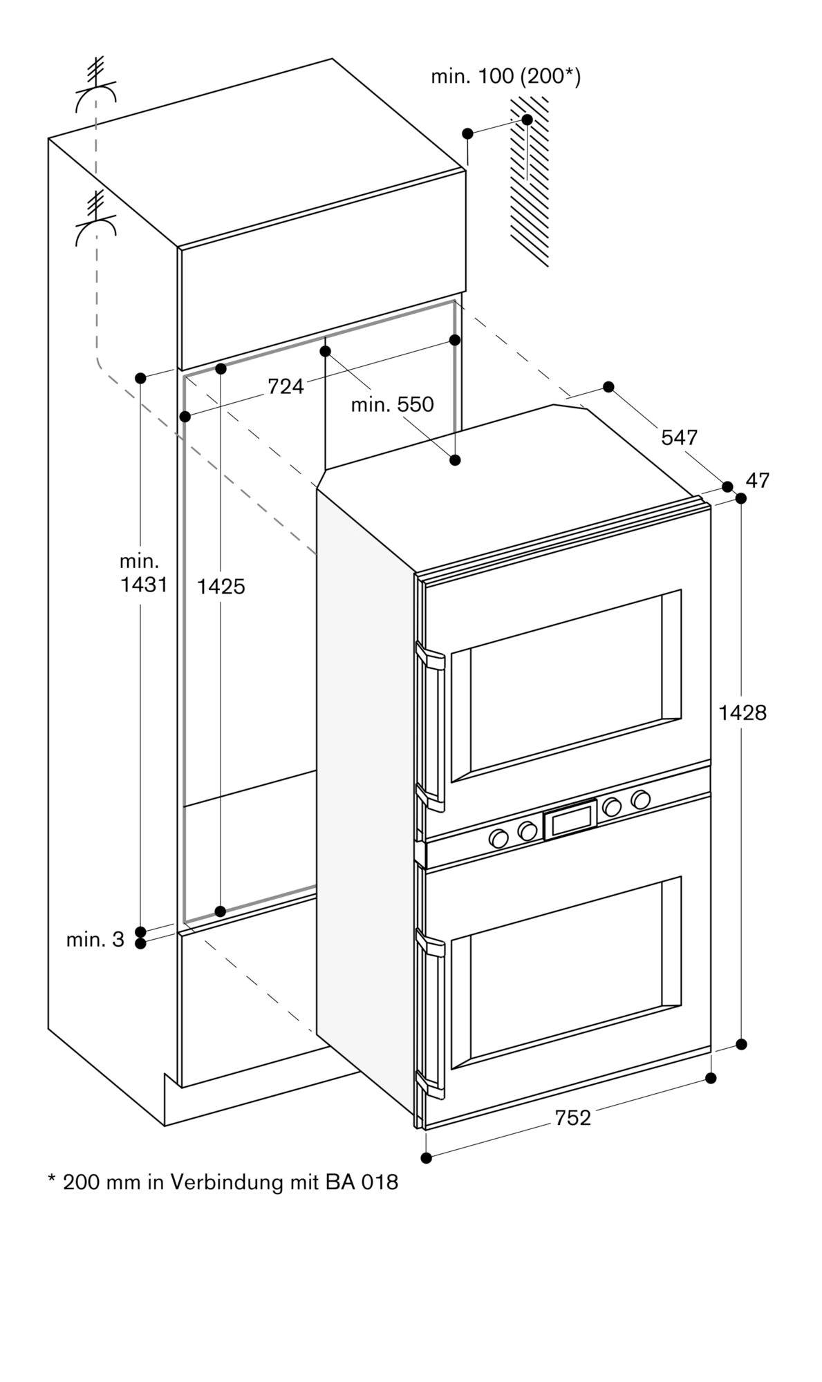 Gaggenau BX481112 Einbau-Dampfbackofen Edelstahl