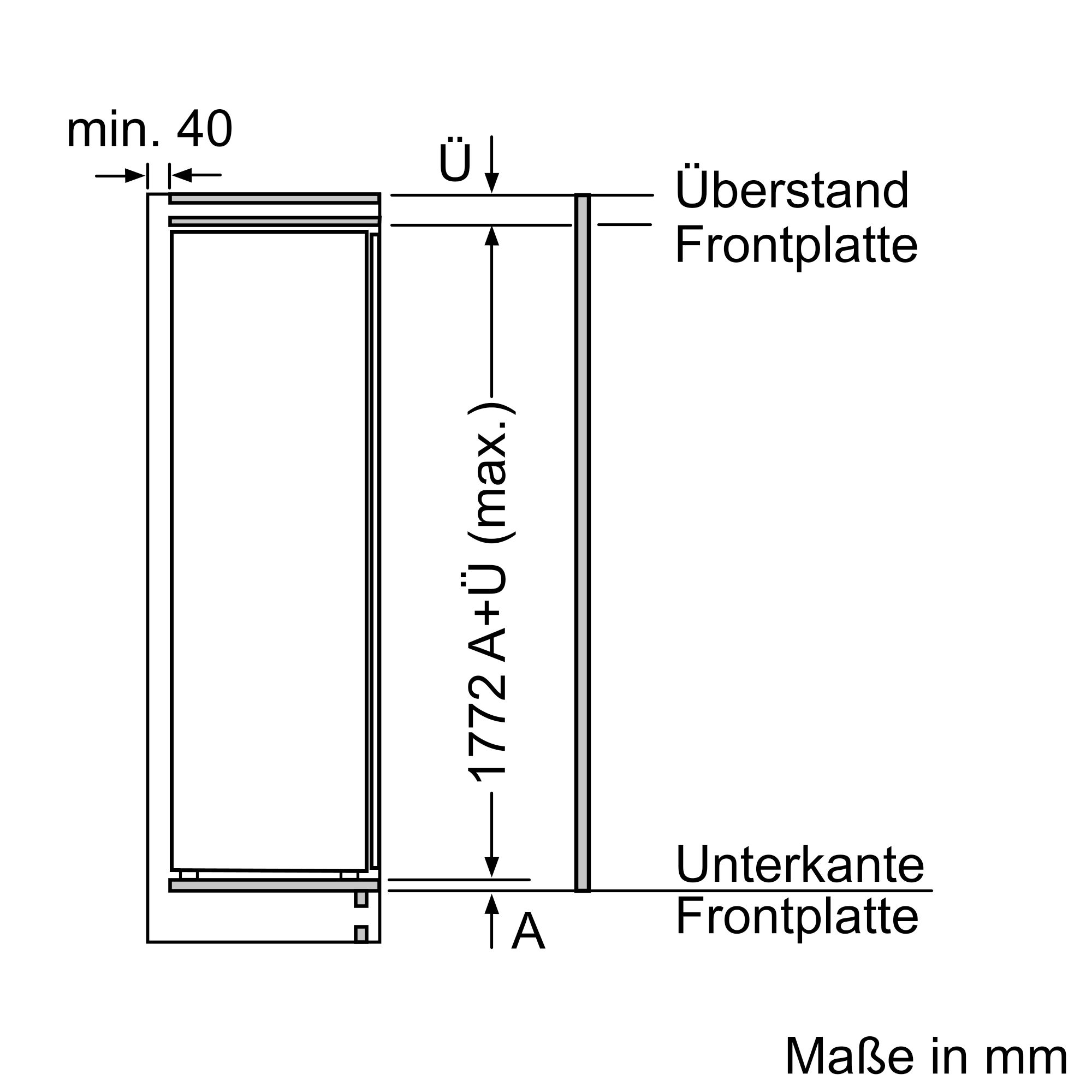 Siemens GI81NSCE0 Einbau-Gefrierschrank 