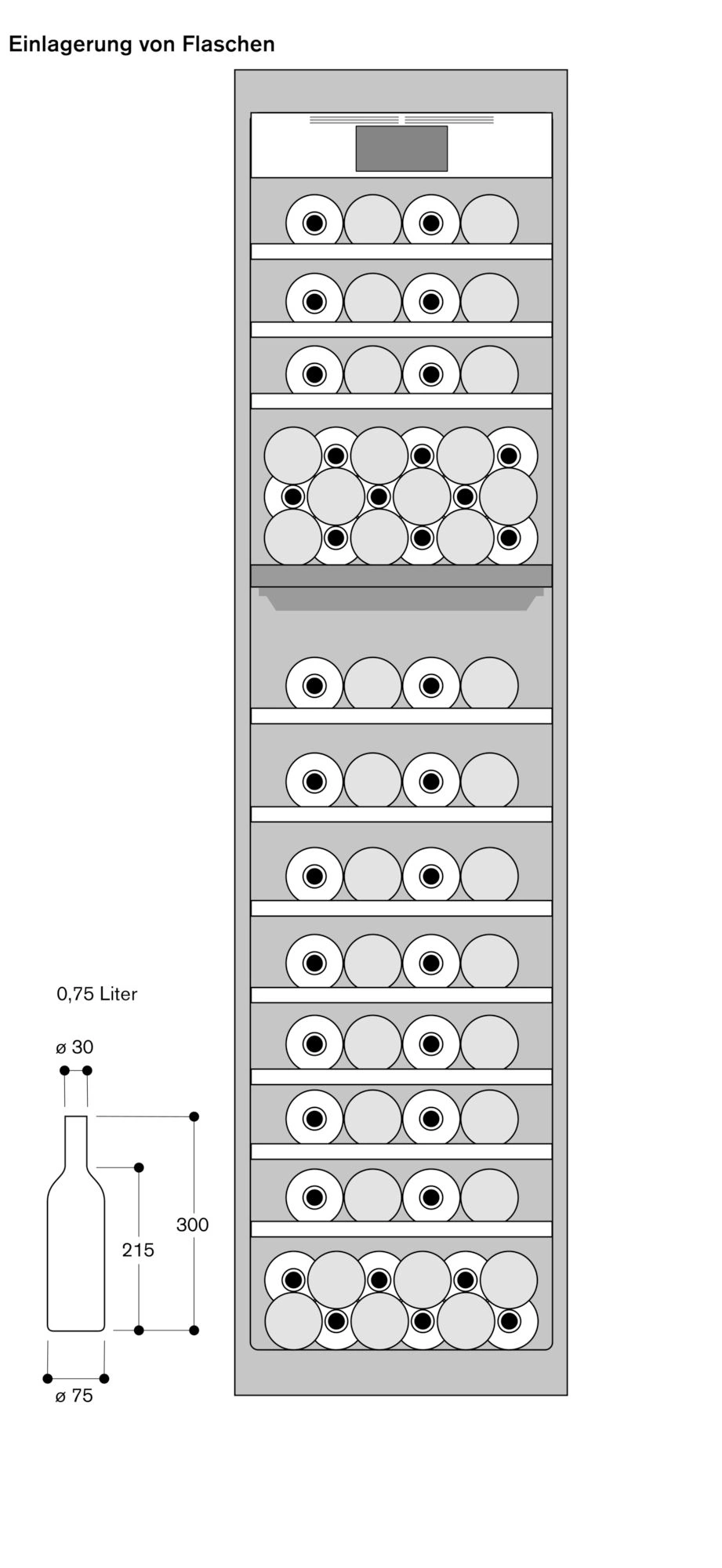 Gaggenau RW414305 Einbau-Weinklimaschrank 