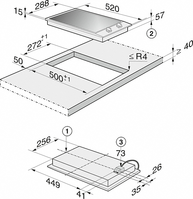 Miele CS 1212-1 I ProLine-Element Edelstahl