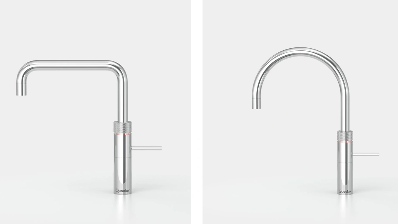 quooker fusion wasserhahn bildvergleich vom quooker fusion wasserhahn in eckig und rund