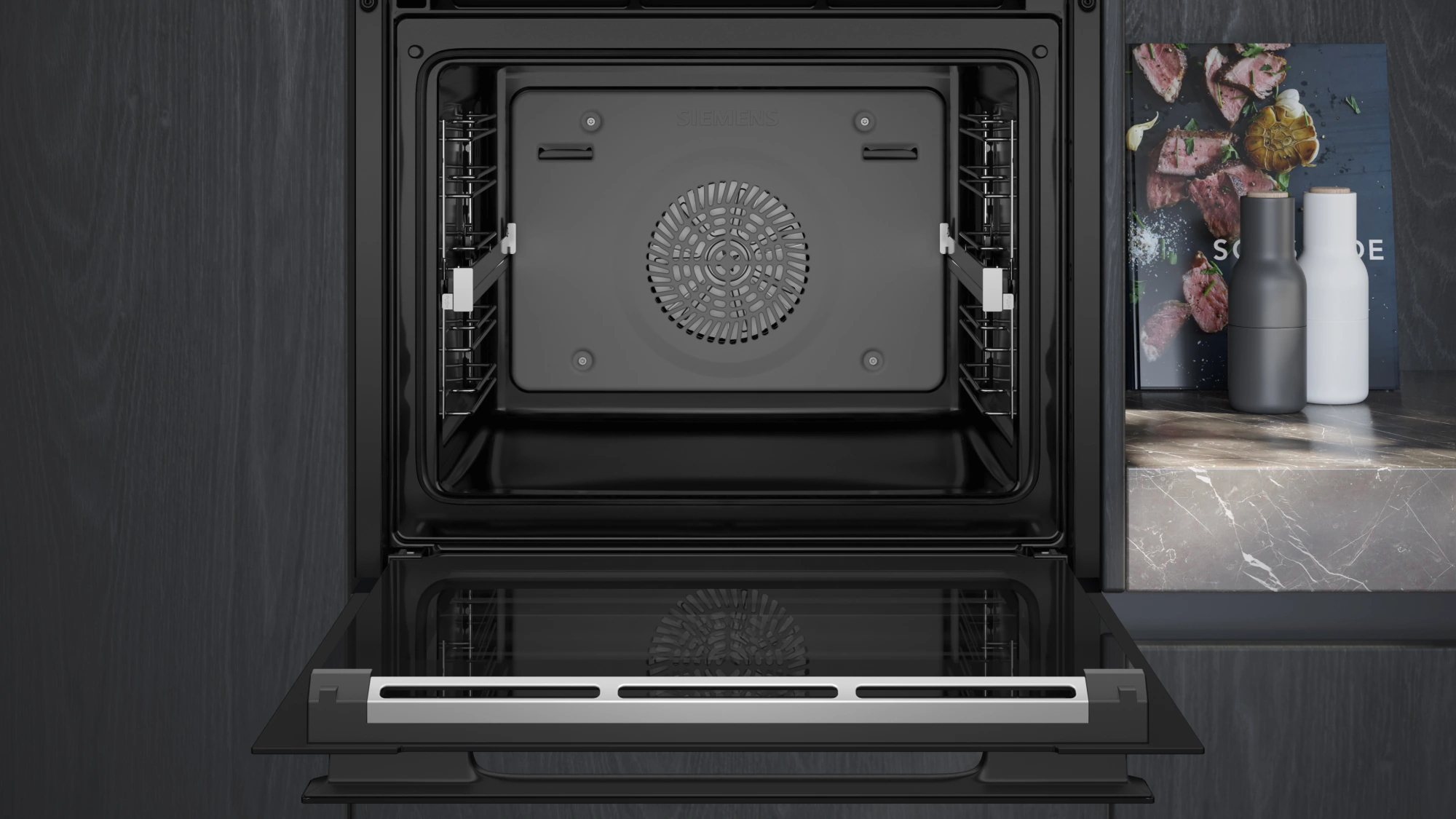 Siemens HB936GCB1 Einbau-Backofen Schwarz