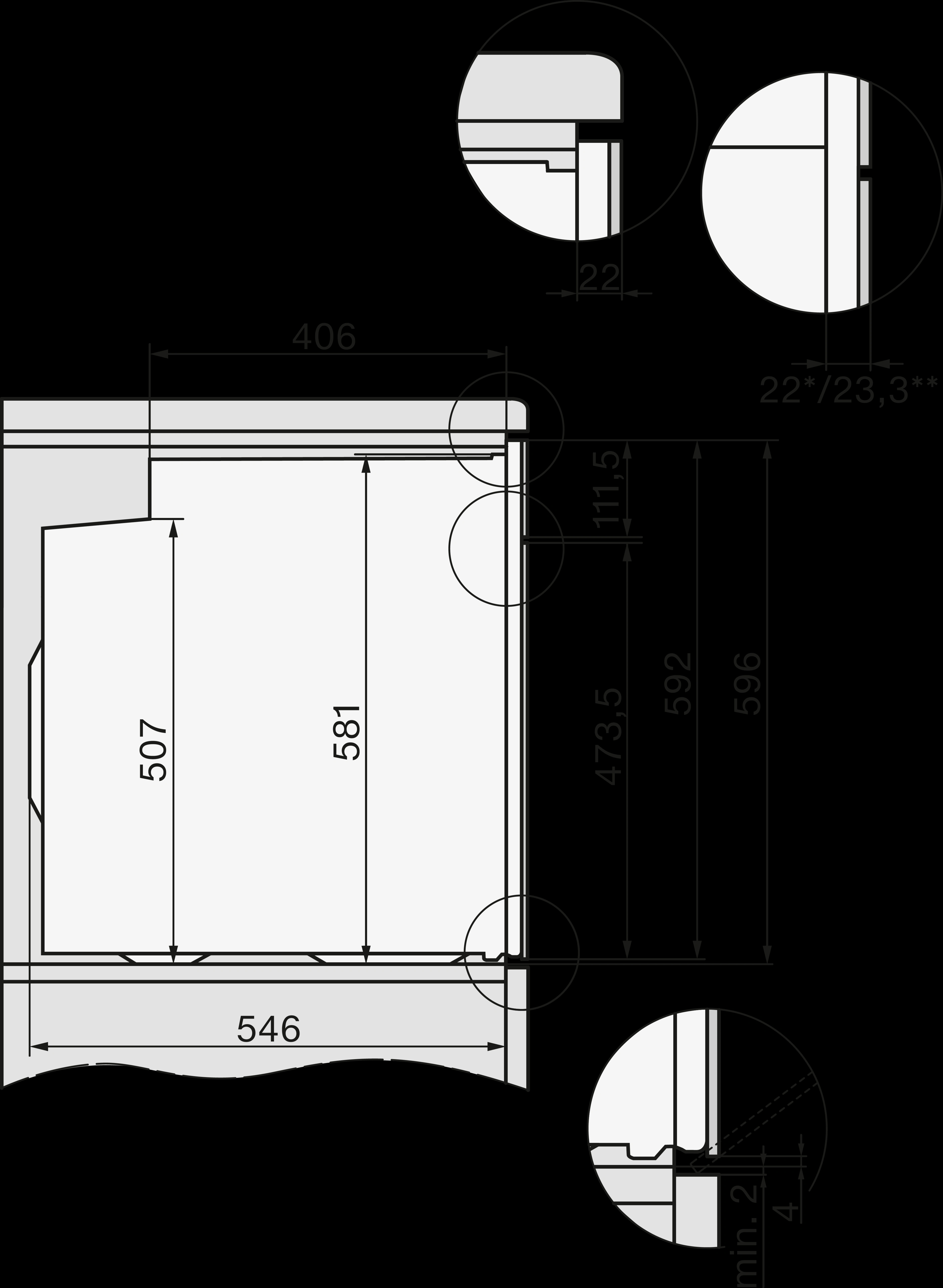 Miele H 2465 B Active Einbau-Backofen Obsidianschwarz