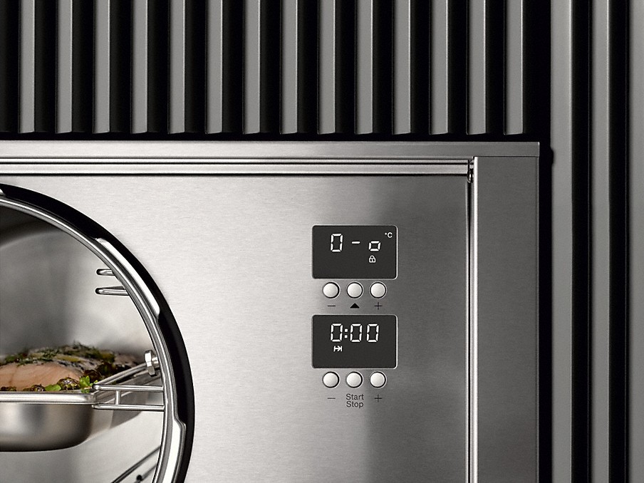 Miele Sicherheitssysteme Miele Display mit Sicherheitssystem am Einbau Dampfgarer