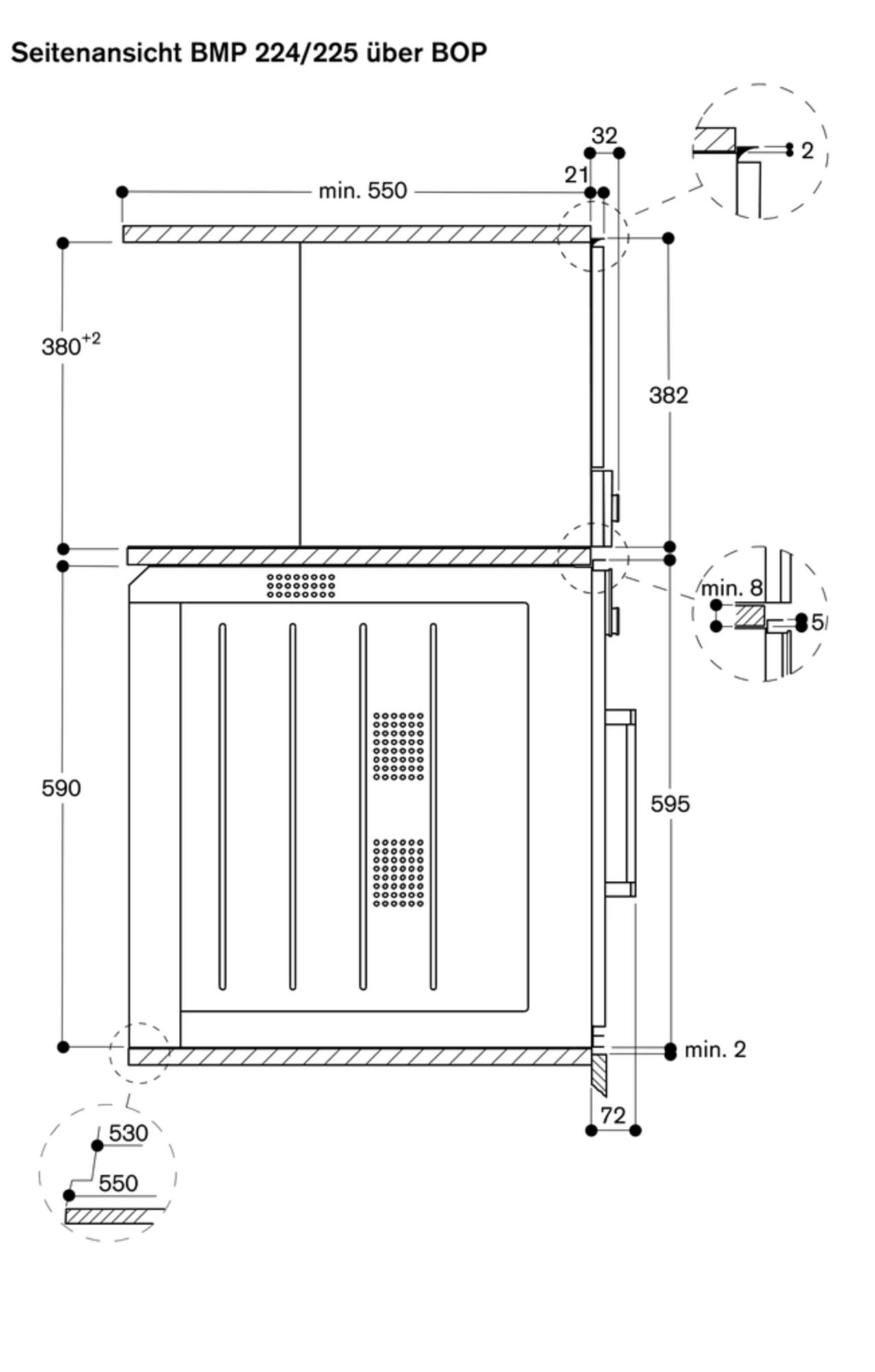 Gaggenau BMP225130 Einbau-Mikrowelle Silber