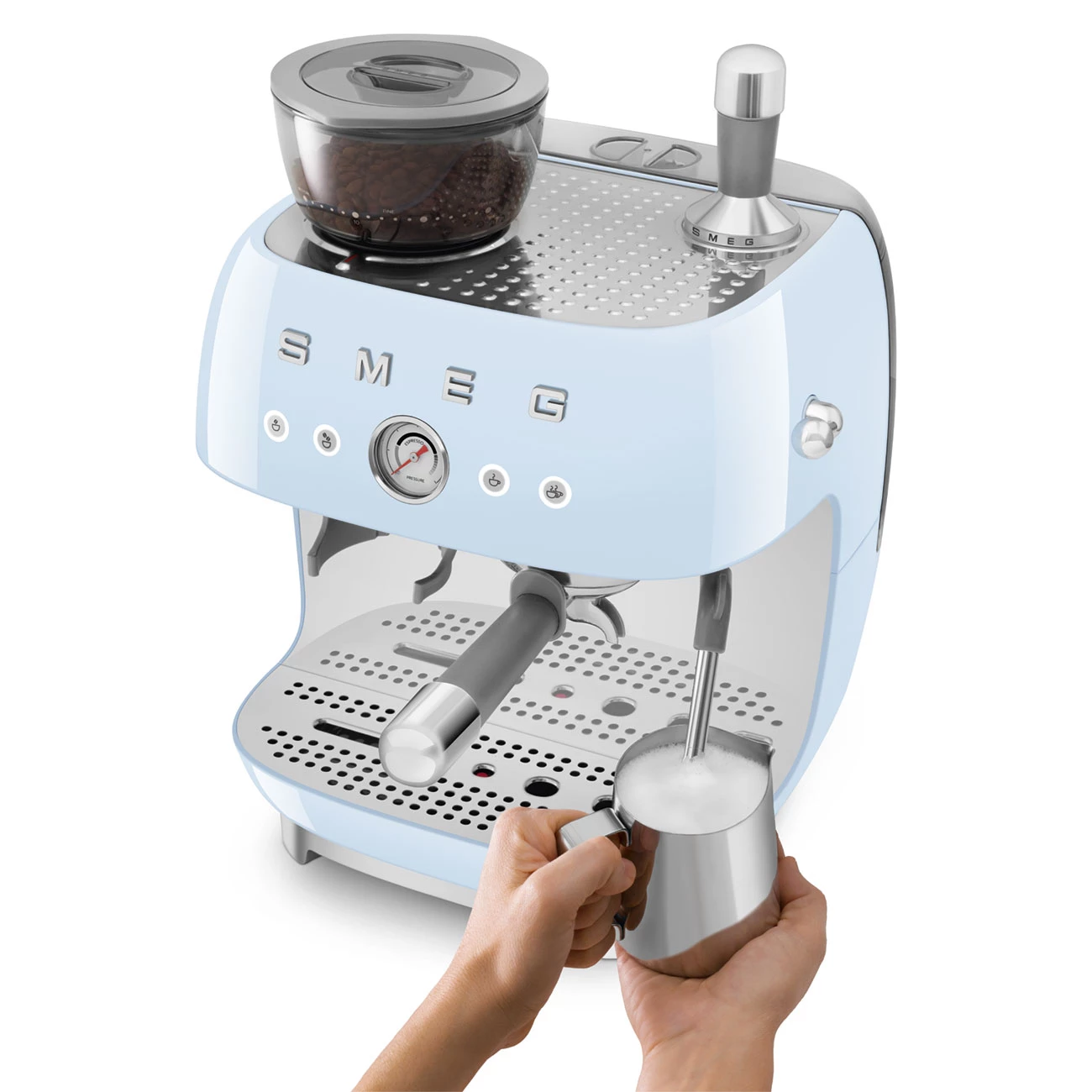 Smeg EGF03PBEU Espresso-Kaffeemaschine Pastellblau Smeg EGF03PBEU Espresso-Kaffeemaschine Pastellblau
