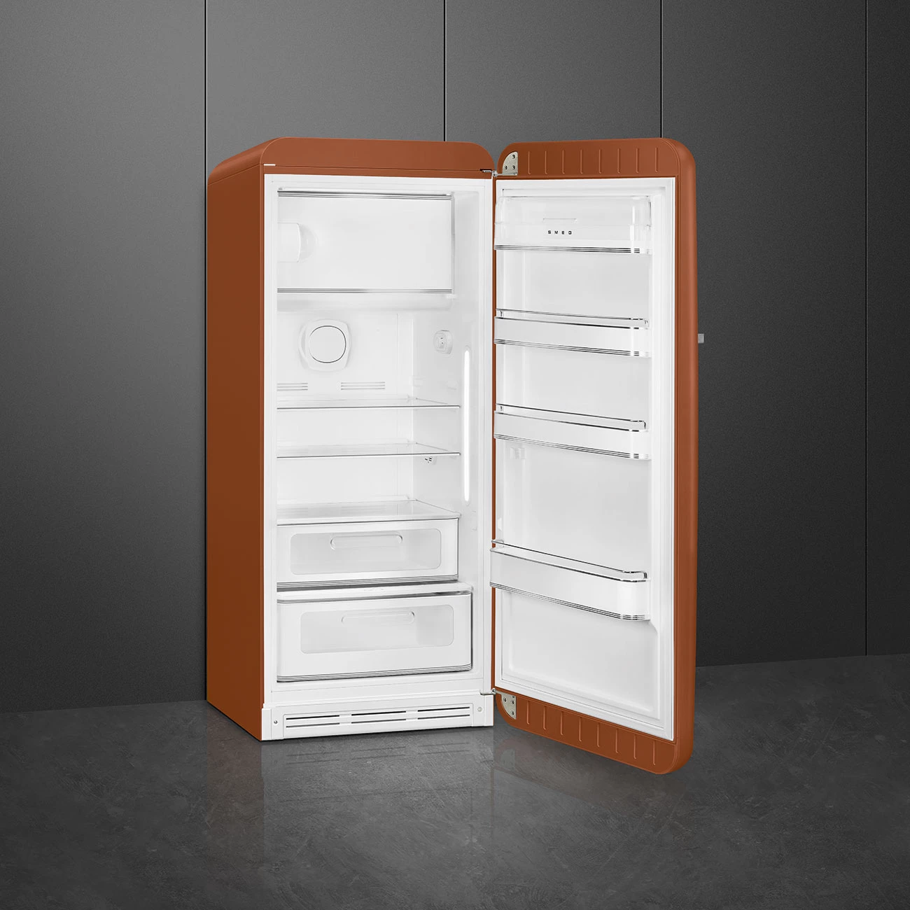 Smeg FAB28RDRU5 Stand-Kühl-Gefrierkombination Rust