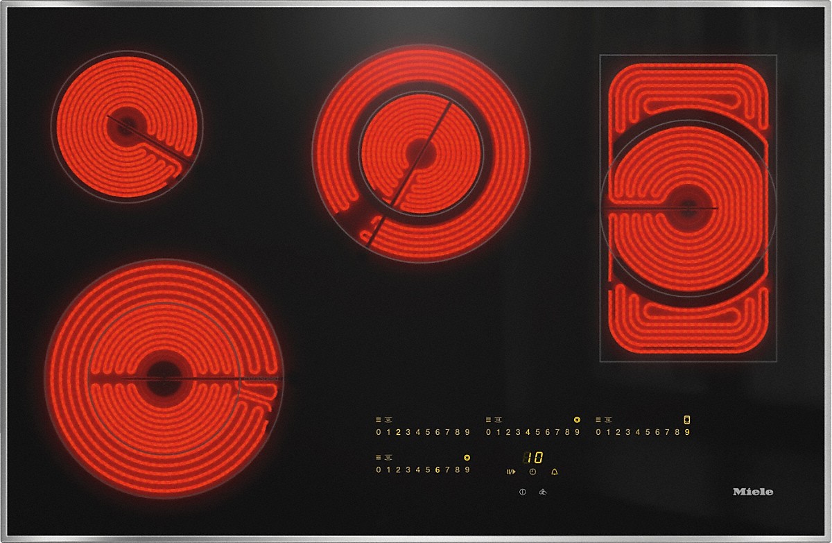 Miele KM 6564 FR Herdunabhängiges Elektrokochfeld Edelstahl