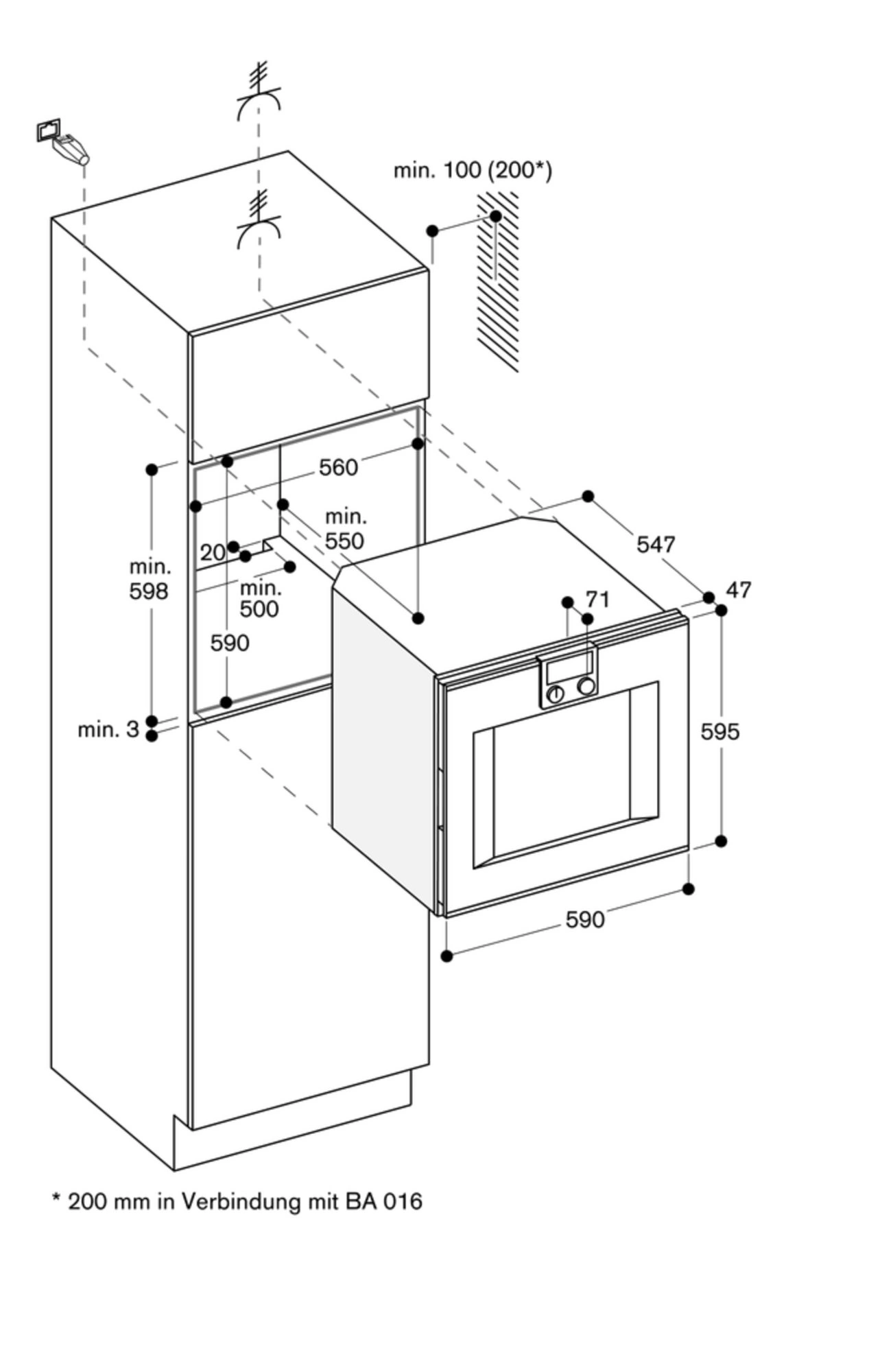 Gaggenau BO471112 Einbau-Backofen Edelstahl