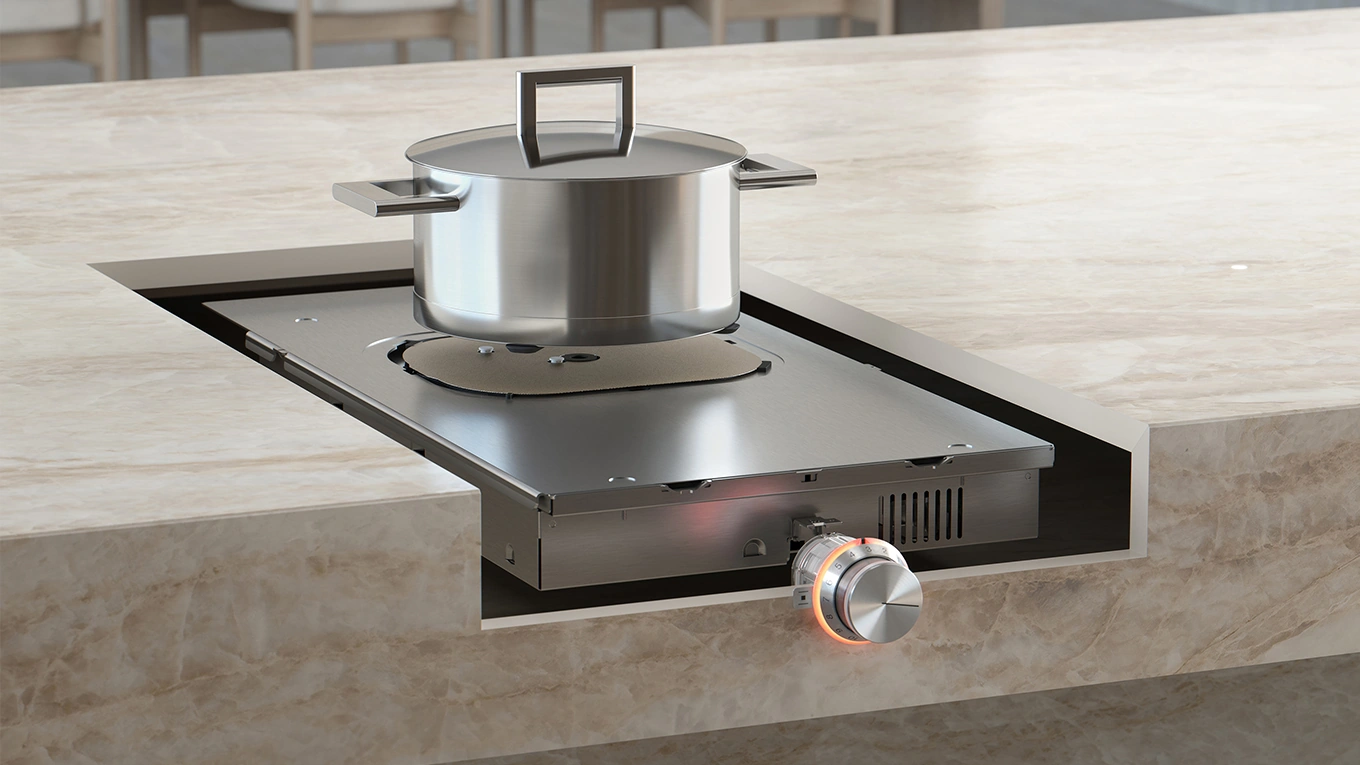 Vollintegrierte Induktion unter der Arbeitsplatte gaggenau vollintegrierte induktion zum einbau unter der arbeitsplatte