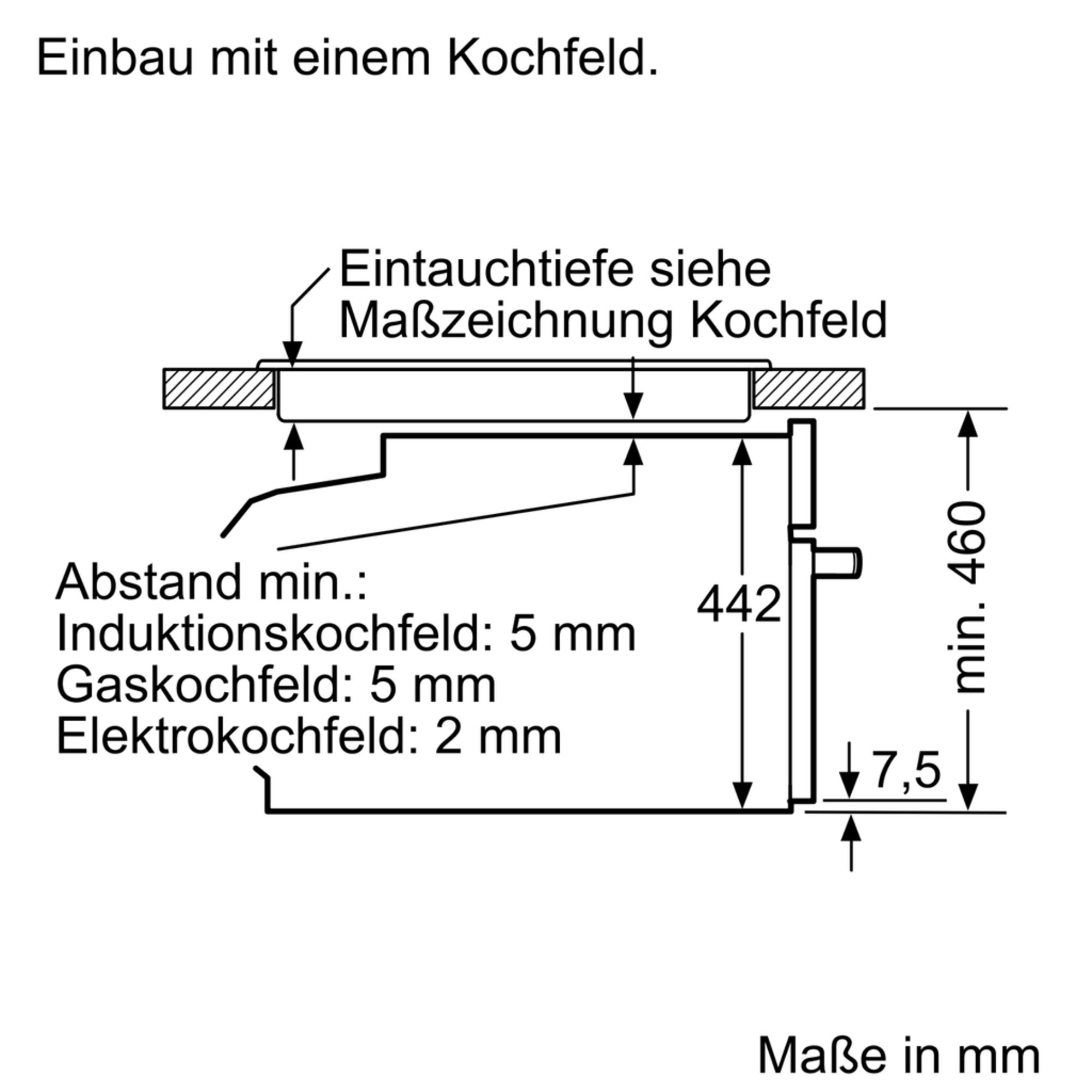 Siemens CS858GRB7 Einbau-Kompaktdampfbackofen Schwarz