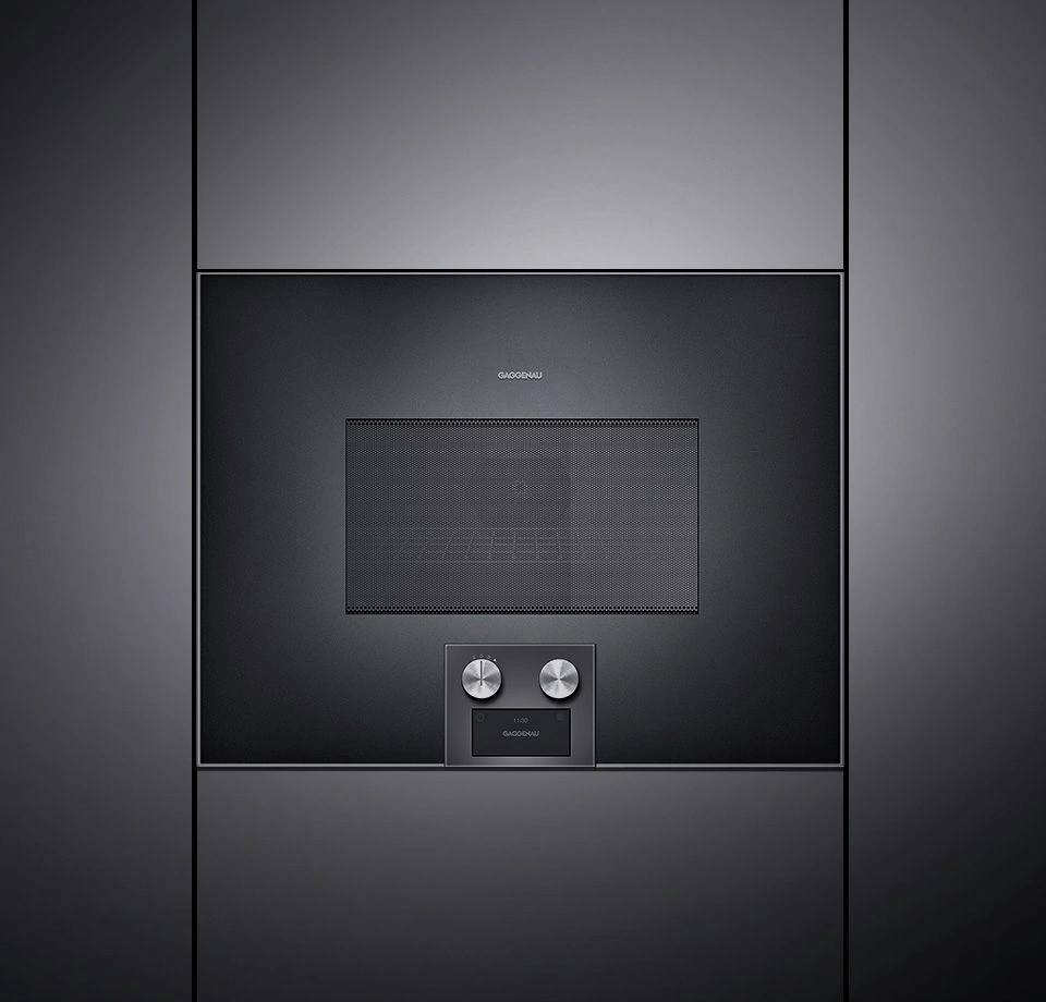 Gaggenau BM454100 Einbau-Backofen mit Mikrowellenfunktion Anthrazit