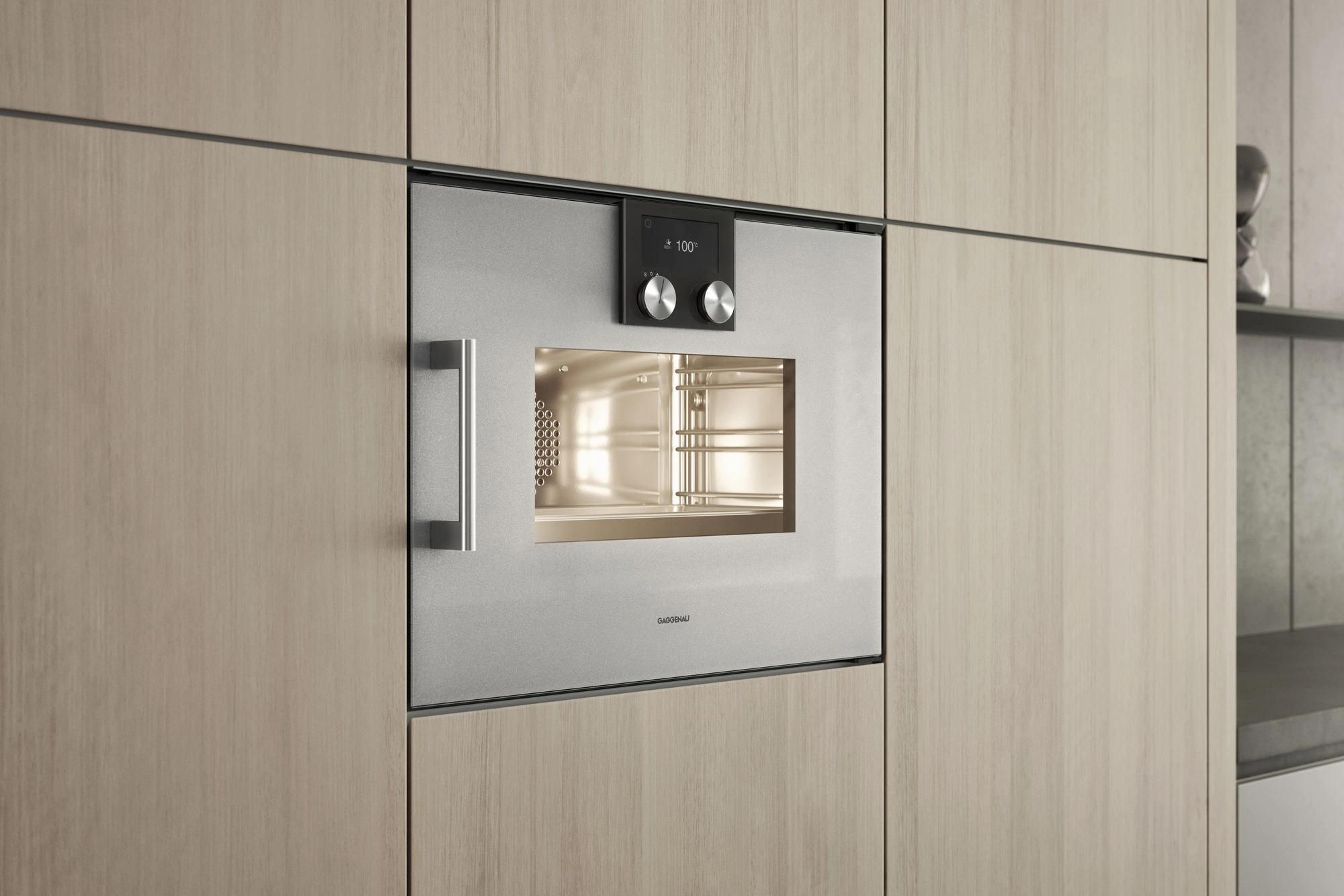 Gaggenau BSP271111 Einbau-Dampfbackofen Metallic