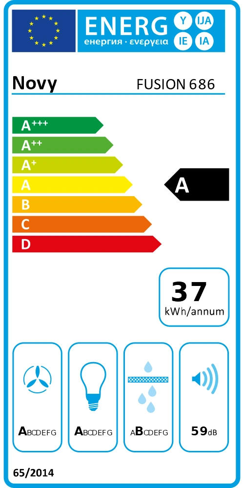 Energy Class A - Full EU energy label