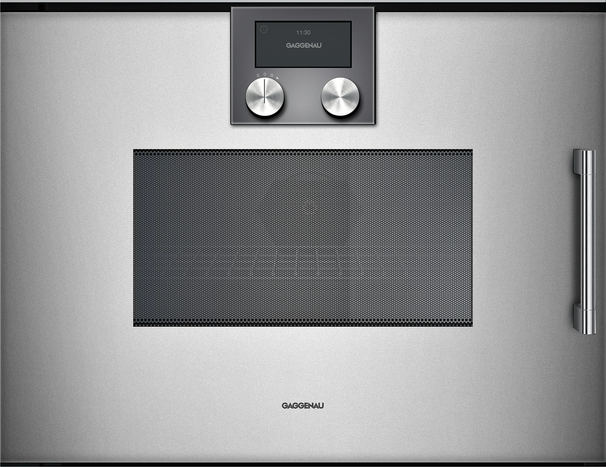 Gaggenau BMP251110 Einbau-Backofen mit Mikrowellenfunktion Metallic