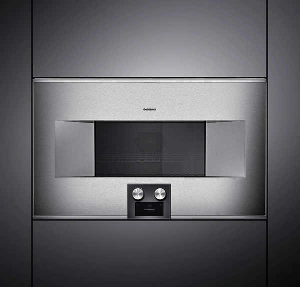 Gaggenau BM485110 Einbau-Backofen mit Mikrowellenfunktion Edelstahl