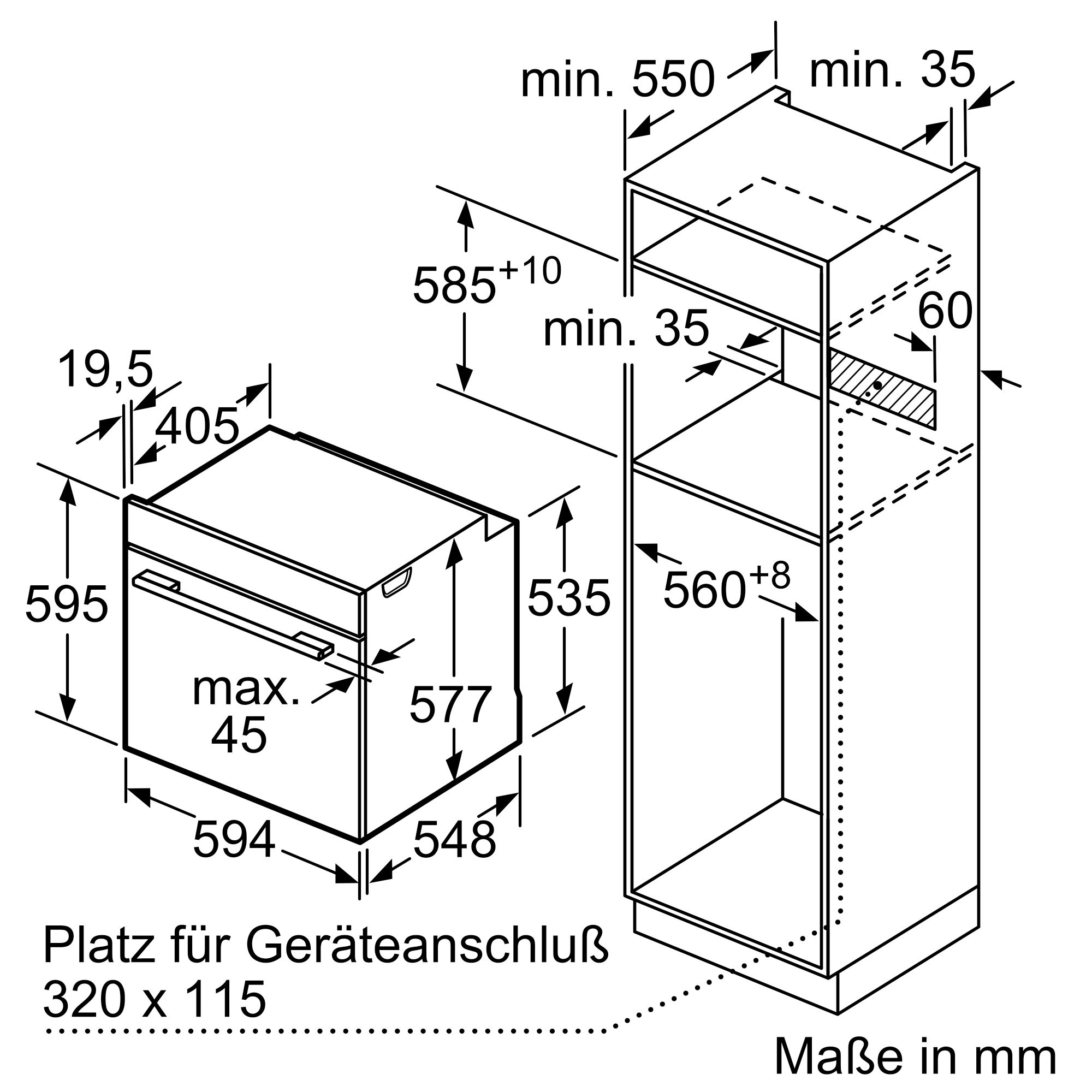 Siemens HB836GVB6 Einbau-Backofen Schwarz