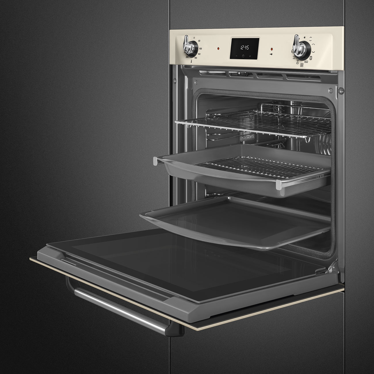 Smeg SOP6900TP Einbau-Backofen Creme