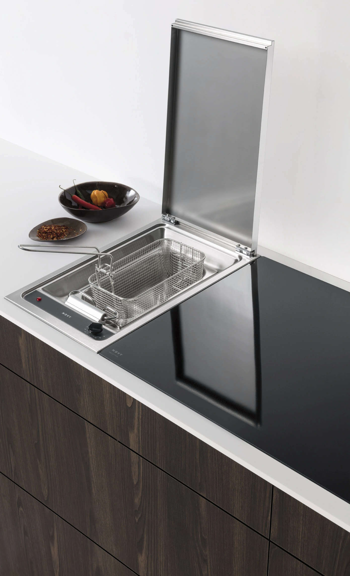 Novy 3711 Friteuse Edelstahl