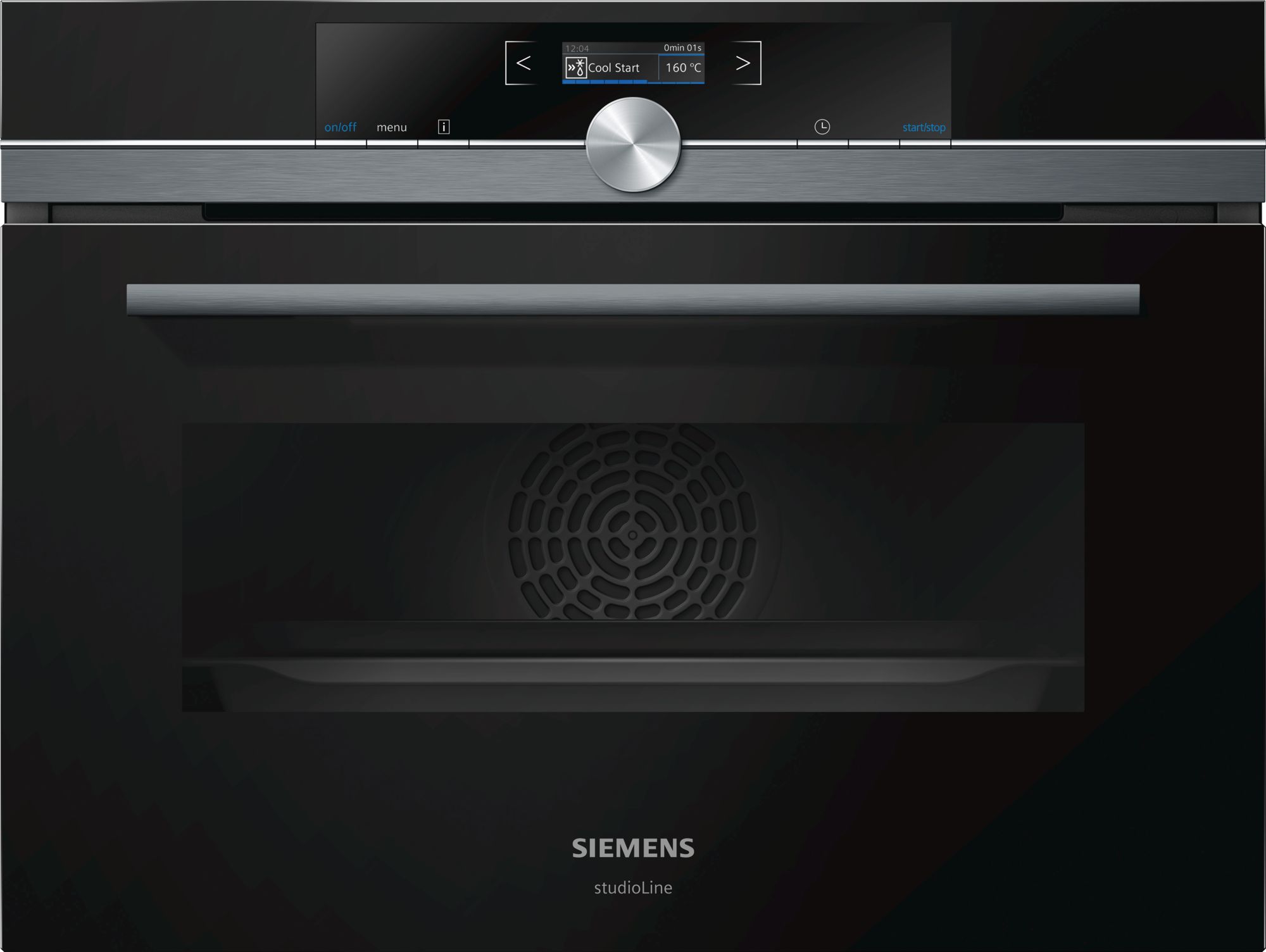 Siemens CB875G0B2 Einbau-Kompakt-Backofen blackSteel
