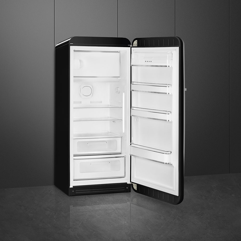 Smeg FAB28RBL5 Stand-Kühlschrank Schwarz