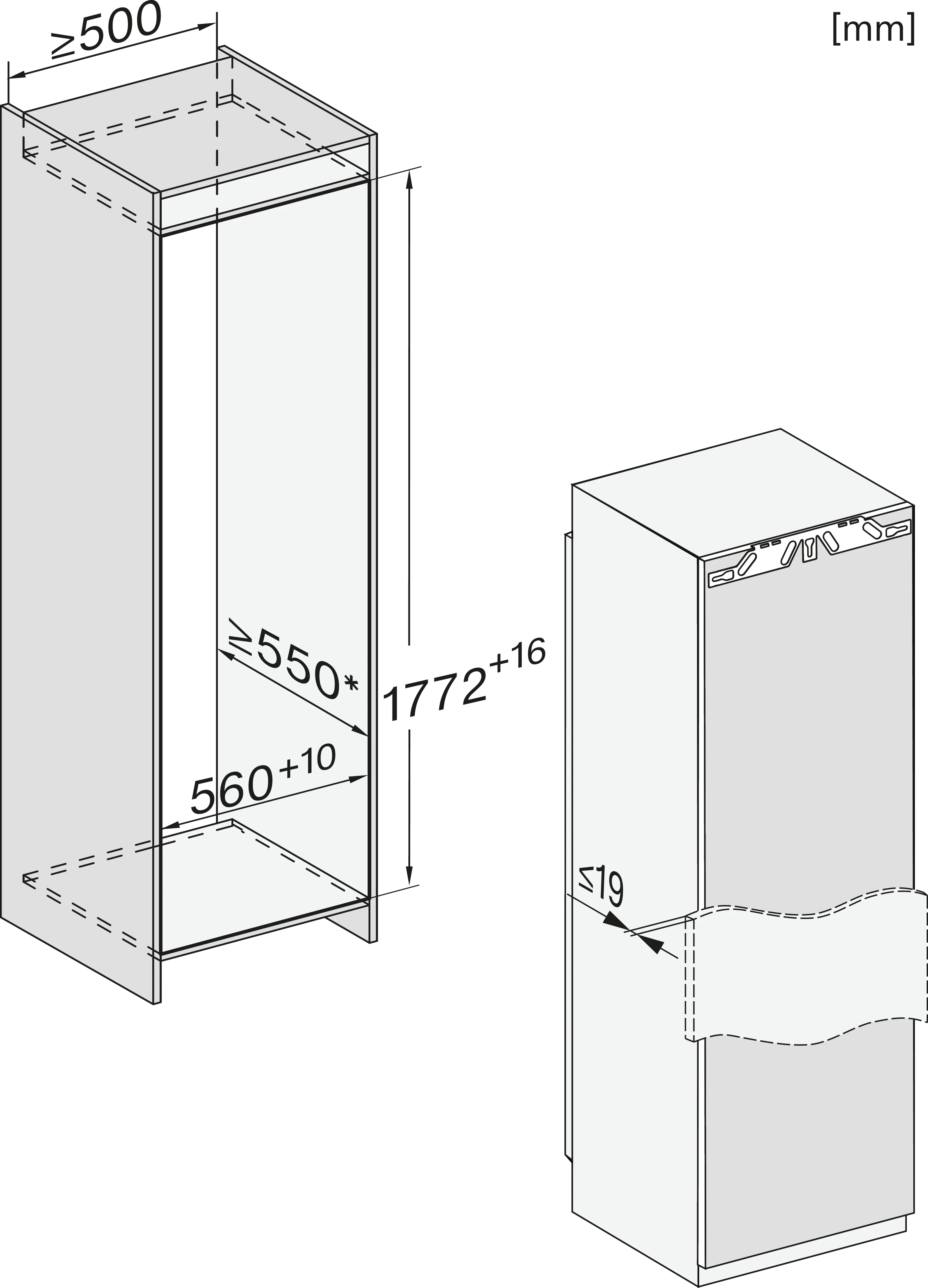 Miele K 7747 C 125 Gala Edition Einbau-Kühlschrank