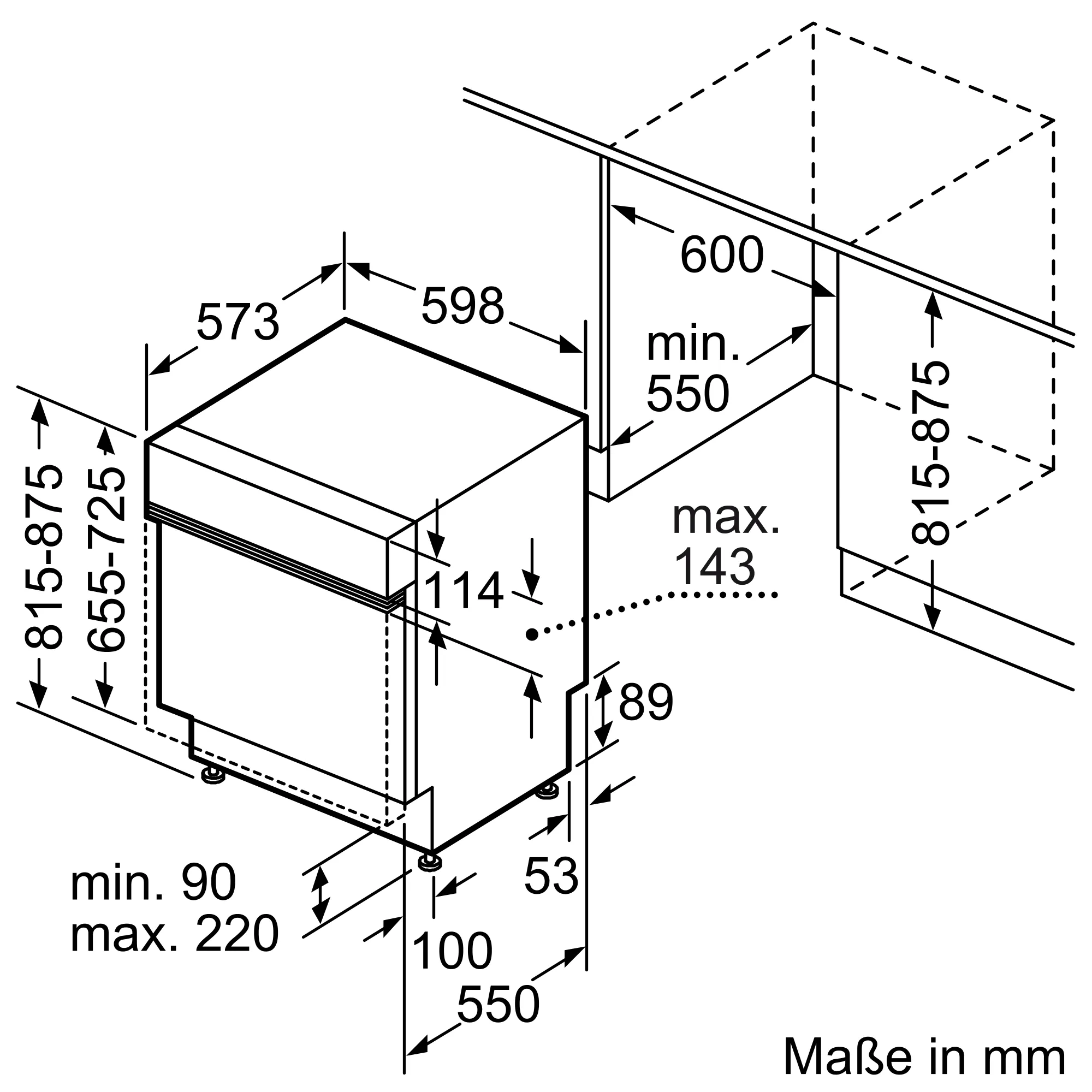 Bosch SMI6TCS00E Teilintegrierter Geschirrspüler Edelstahl