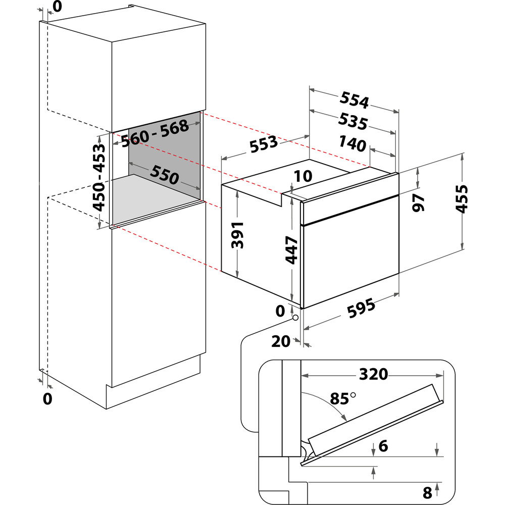 Bauknecht EMPK11 F645 Einbau-Mikrowelle Graphitgrau