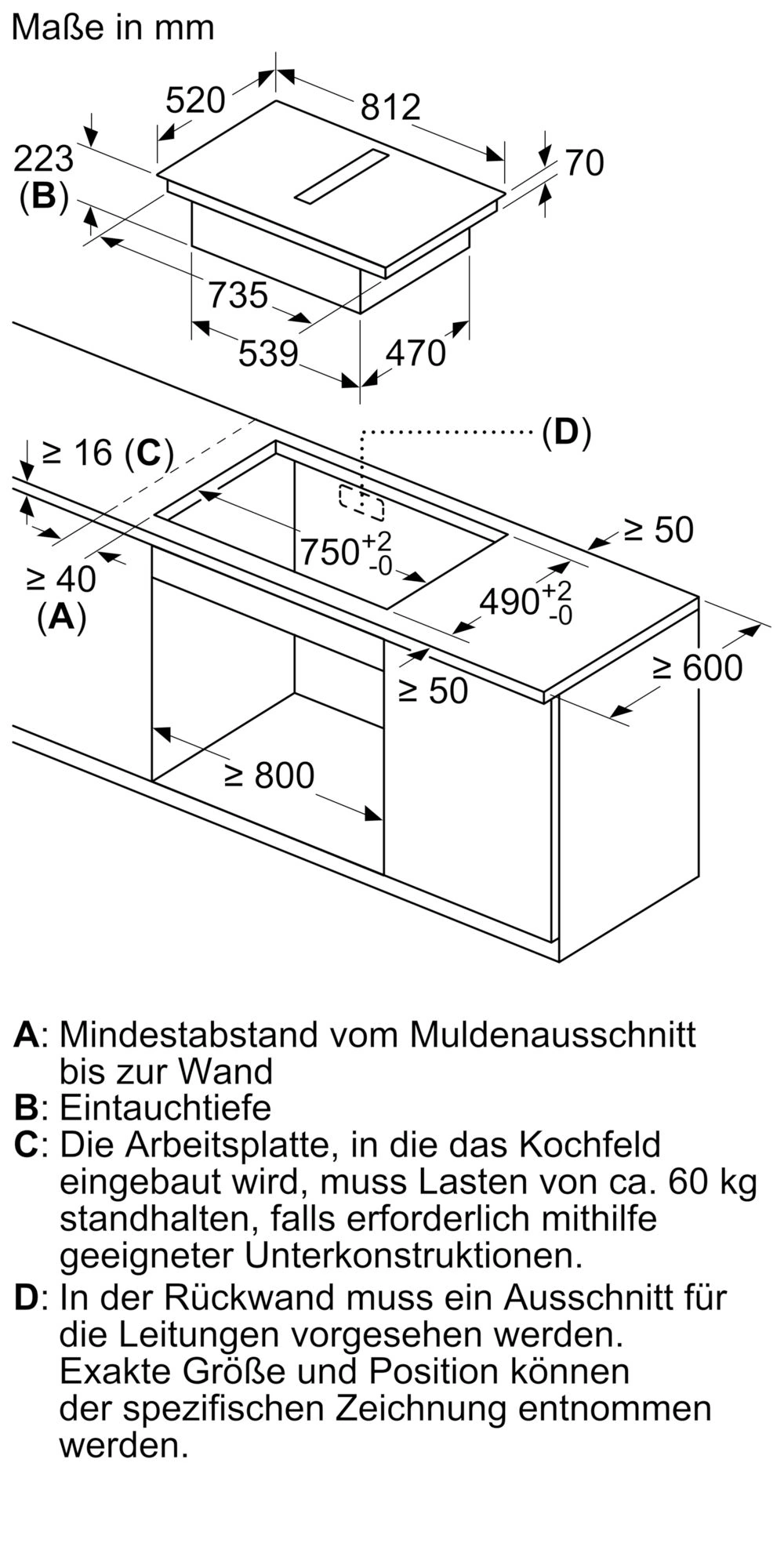 Siemens EX877NX68E Muldenlüftung