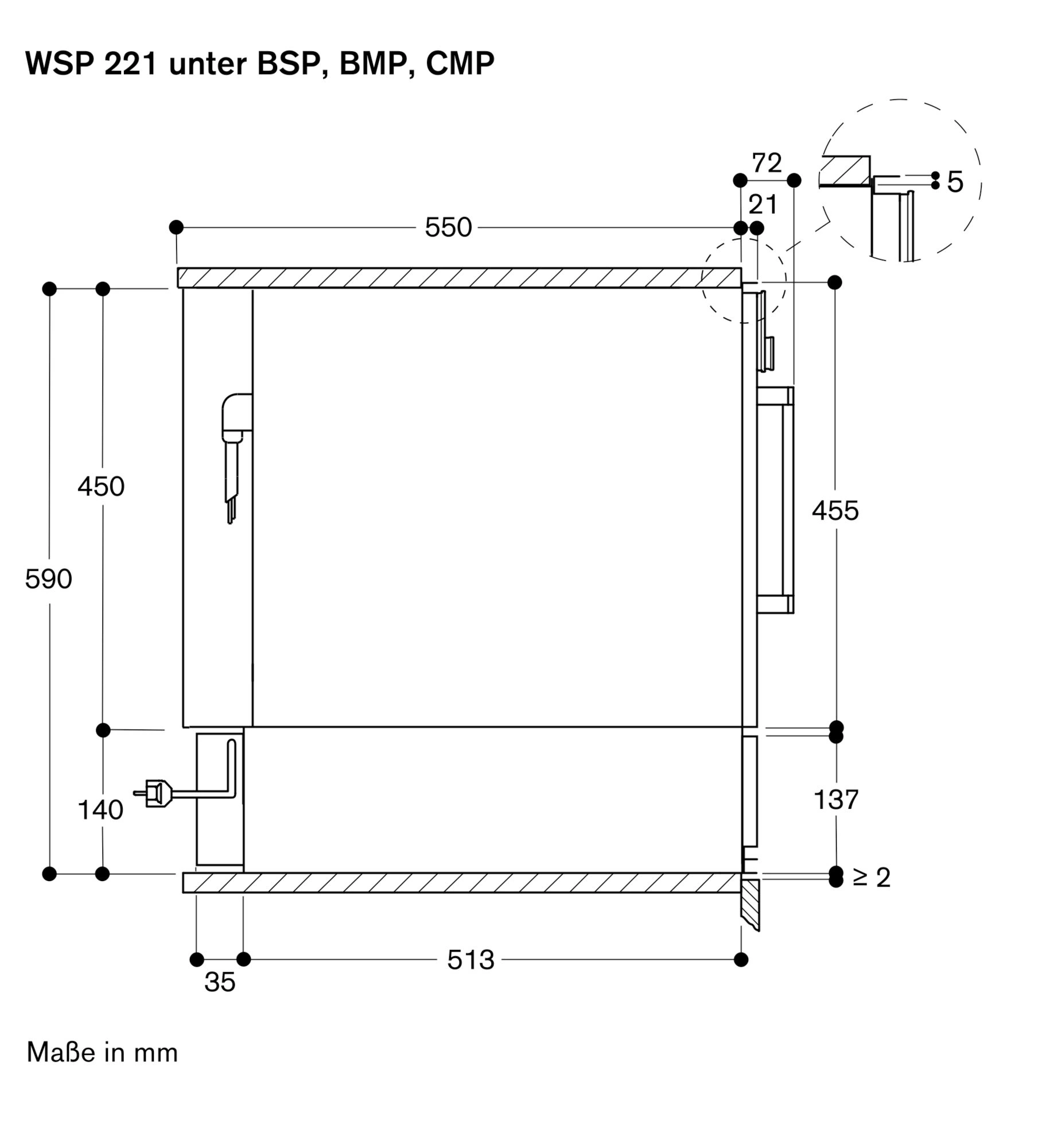 Gaggenau WSP221100 Einbau-Wärmeschublade Anthrazit