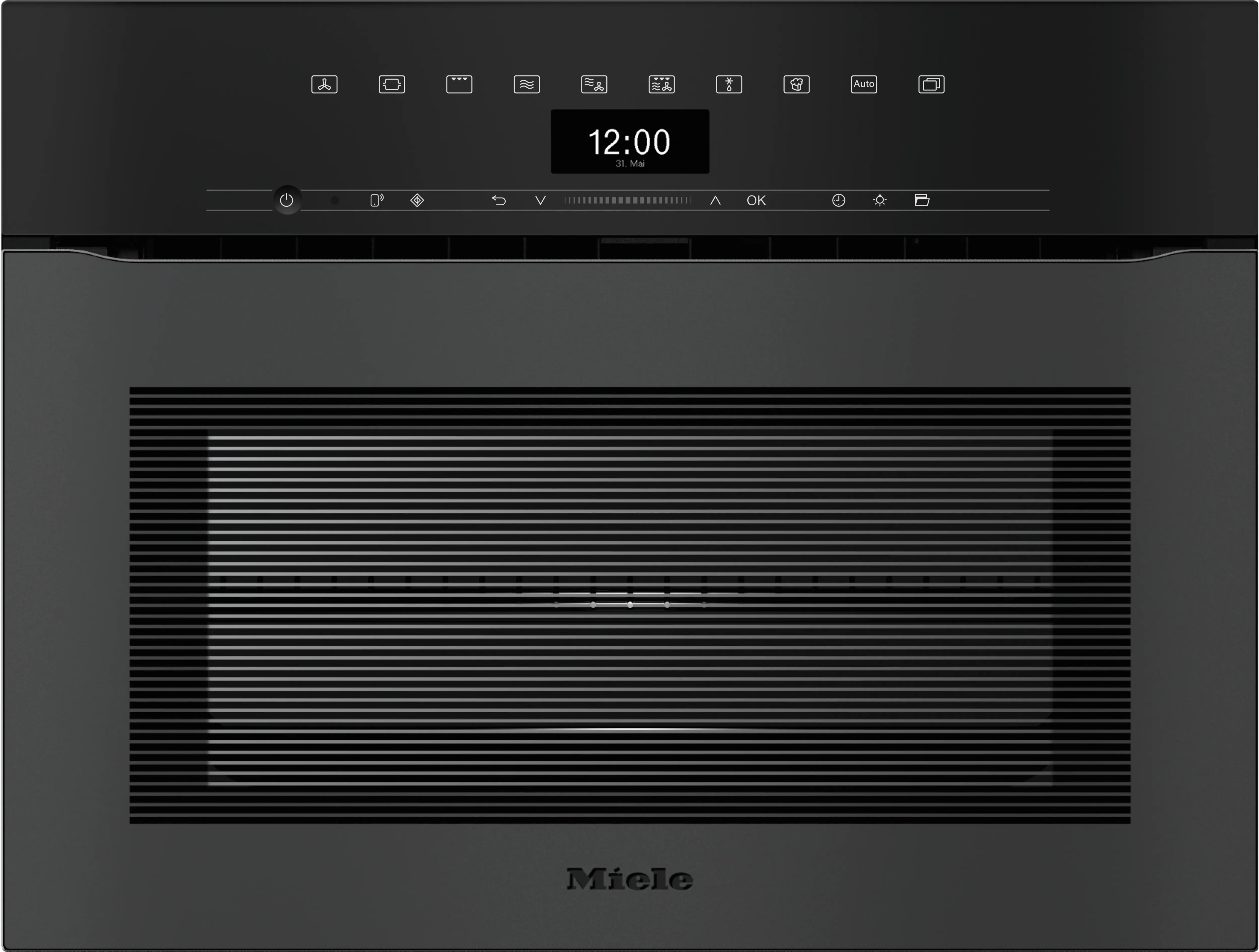 Miele H 7440 BMX 125 Gala Edition Einbau-Backofen mit Mikrowellenfunktion Obsidianschwarz matt