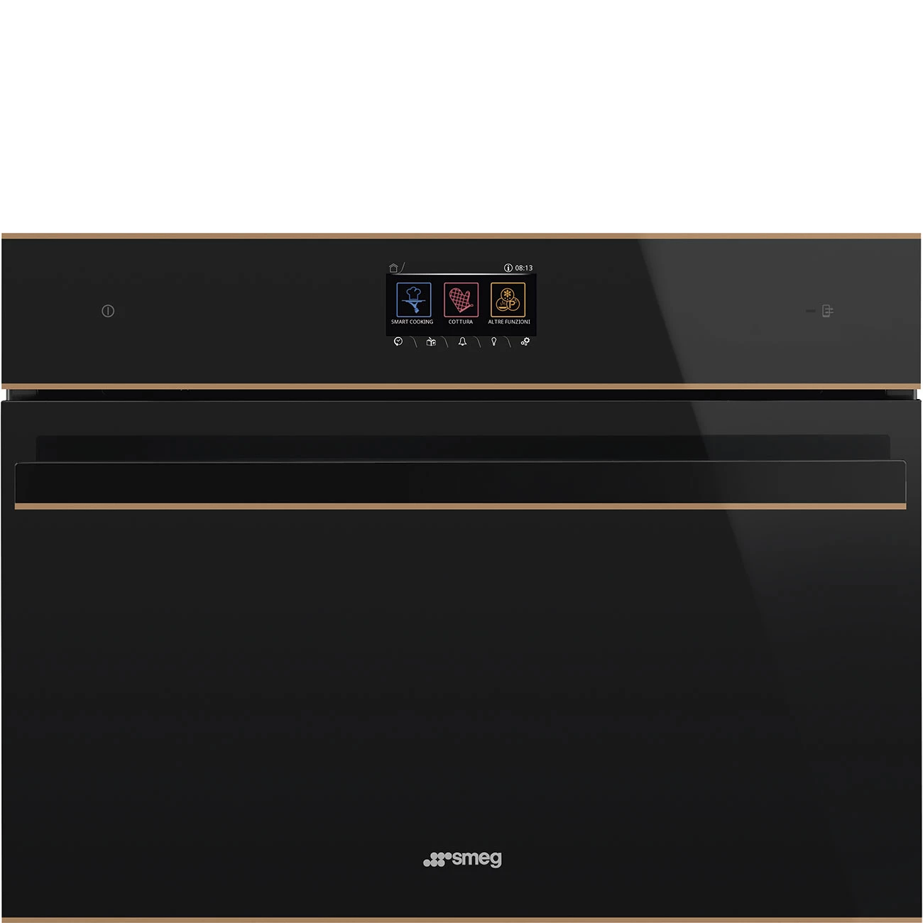 Smeg SO4604M2PNR Einbau-Backofen mit Mikrowellenfunktion Schwarz