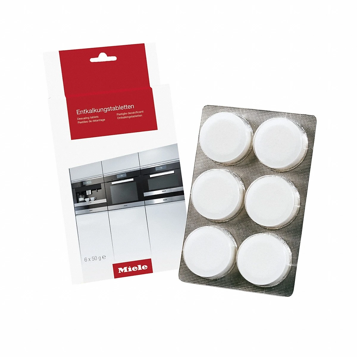 Miele GP DC CX 0061 T Entkalkungstabletten, 6 Stück Miele GP DC CX 0061 T Entkalkungstabletten, 6 Stück