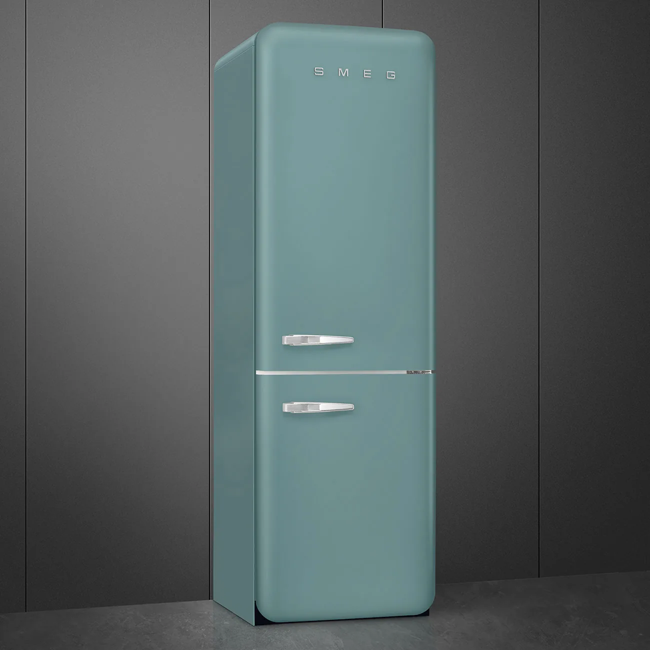 Smeg FAB32REGM6 Stand-Kühl-Gefrierkombination Emerald Green-Matt