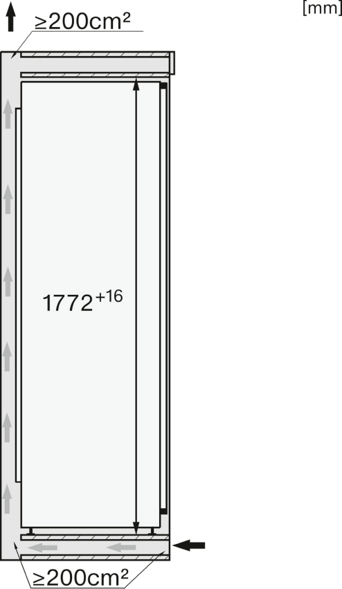 Miele K 7733 E Einbau-Kühlschrank