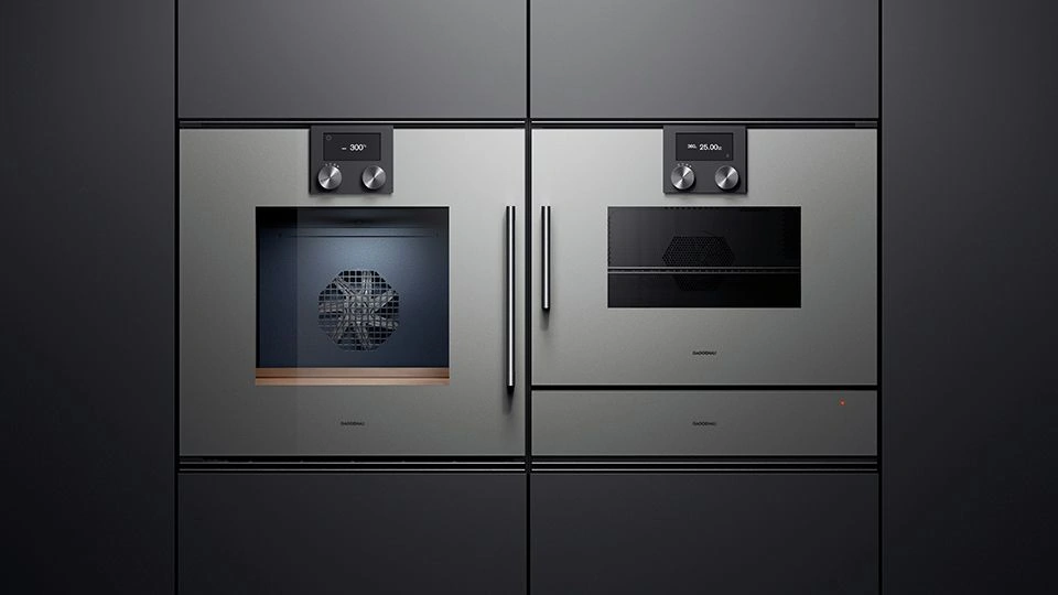 Gaggenau BMP250100 Einbau-Backofen mit Mikrowellenfunktion Anthrazit